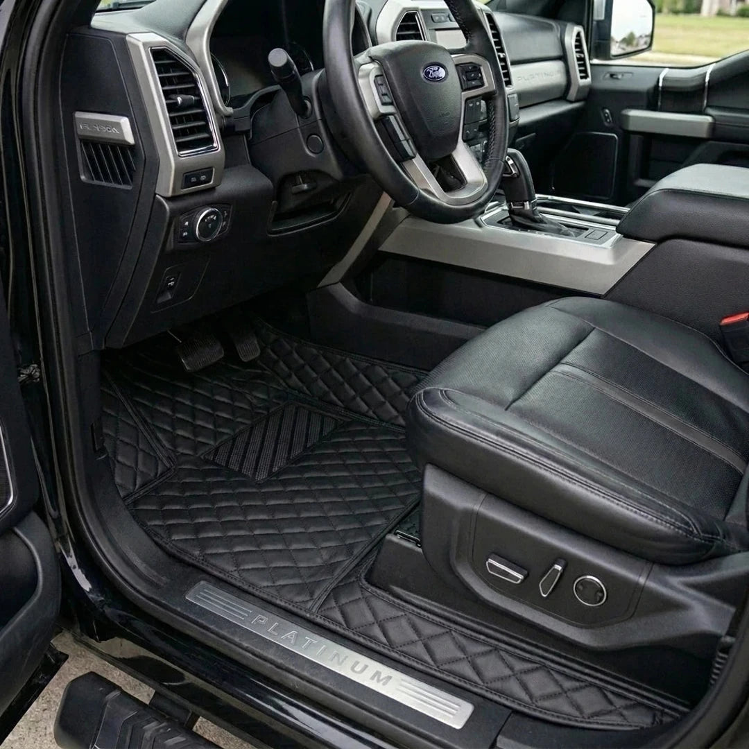Tapis d'auto sur mesure Diamond - Tout noir