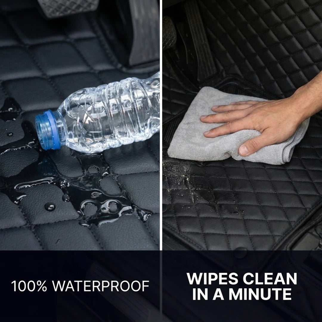 Tapis d'auto sur mesure Diamond - Tout noir