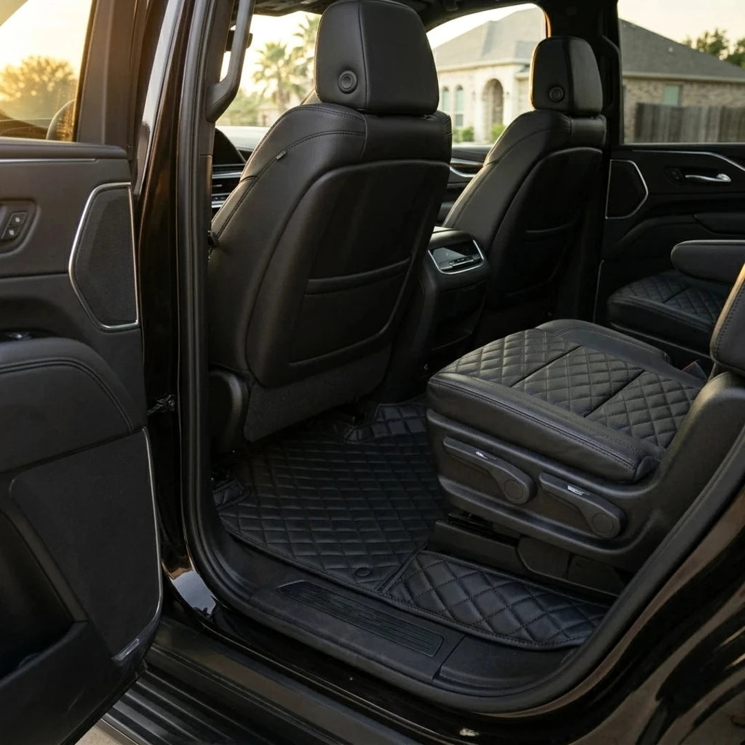 Tapis d'auto sur mesure Diamond - Tout noir