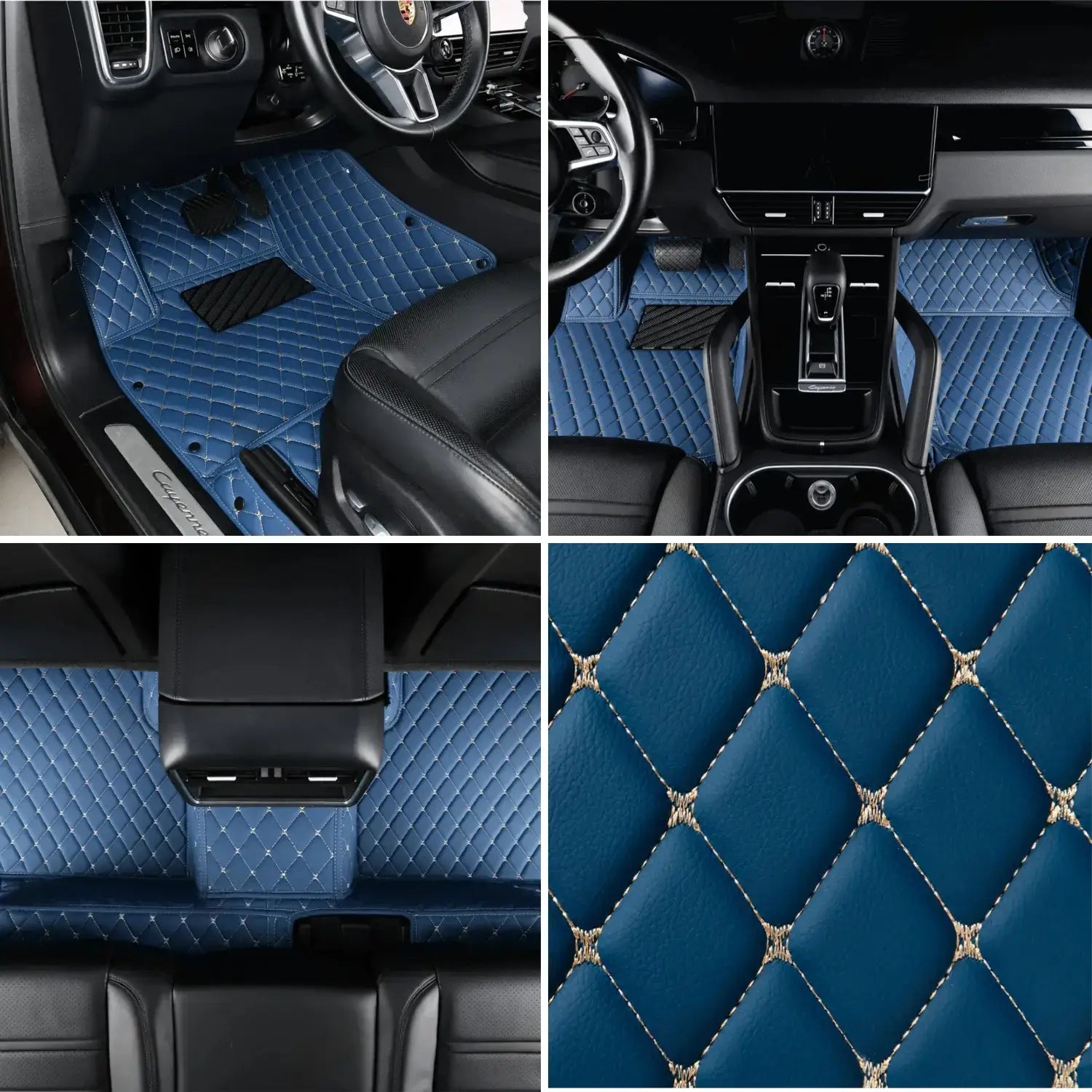 Diamond Series Custom Fit Car Mats - Vintage Blue