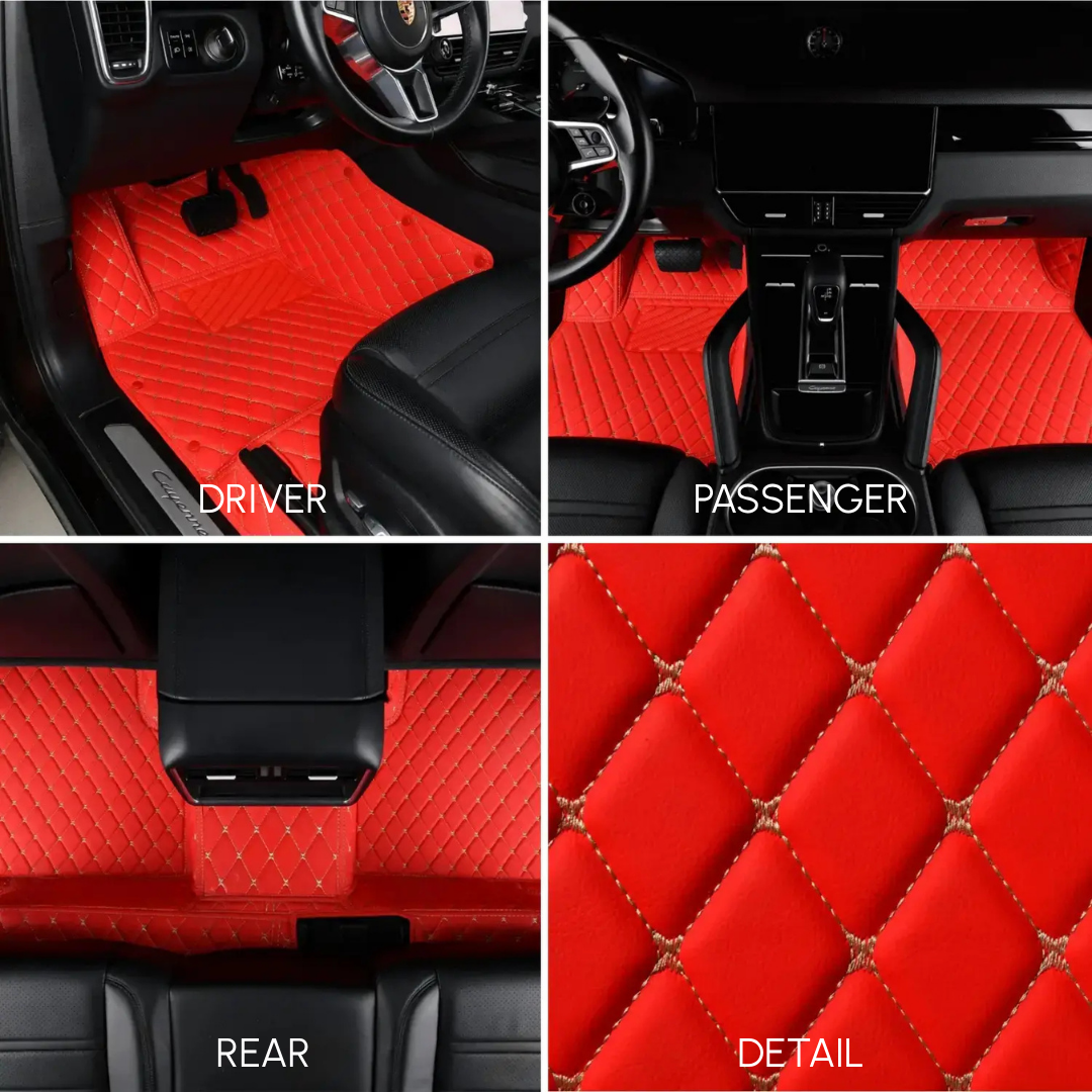 Diamond Series Custom Fit Car Mats - Ferrari Red