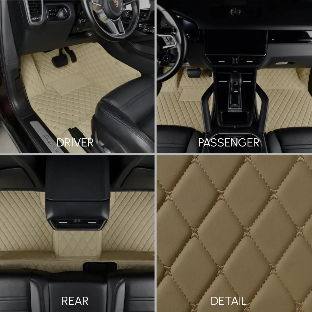 Diamond Series Custom Fit Car Mats - Cream Beige