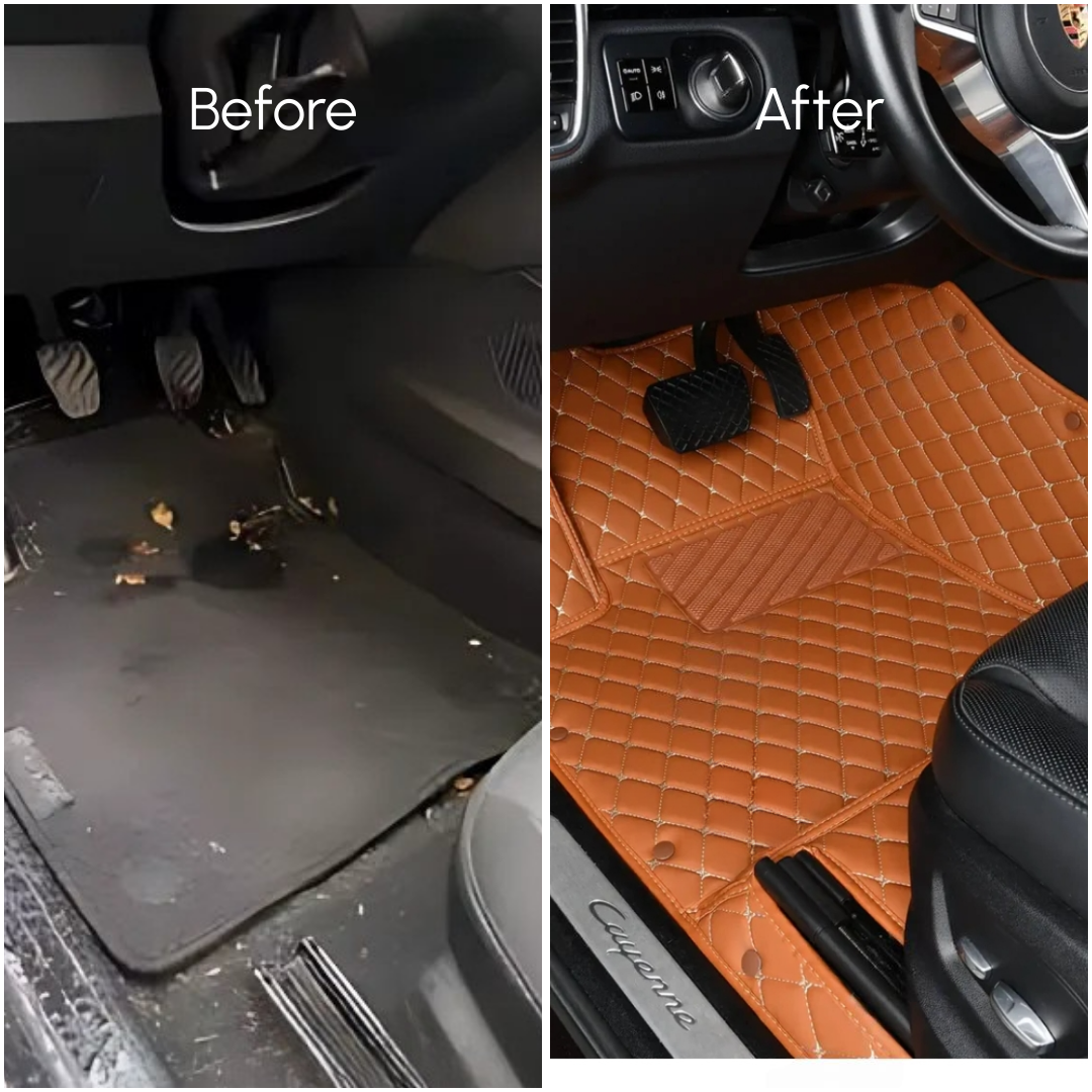 Diamond Series Custom Fit Car Mats - Caramel Brown