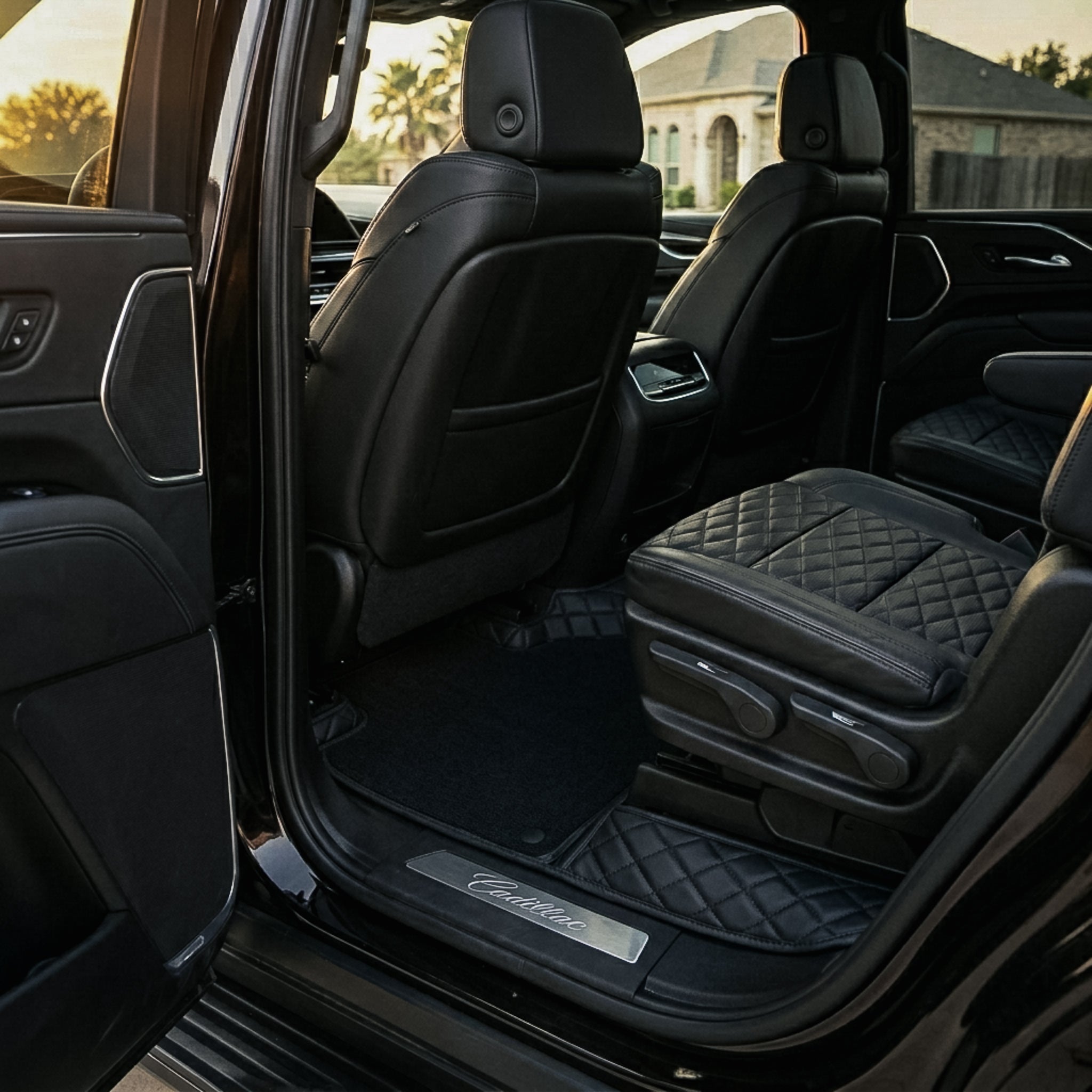Dual-Layer Series Custom Fit Car Mats - All Black & Black Top Carpet
