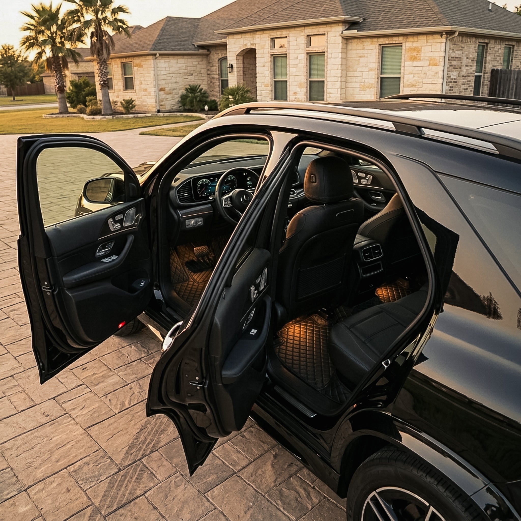 Diamond Series Custom Fit Car Mats - All Black