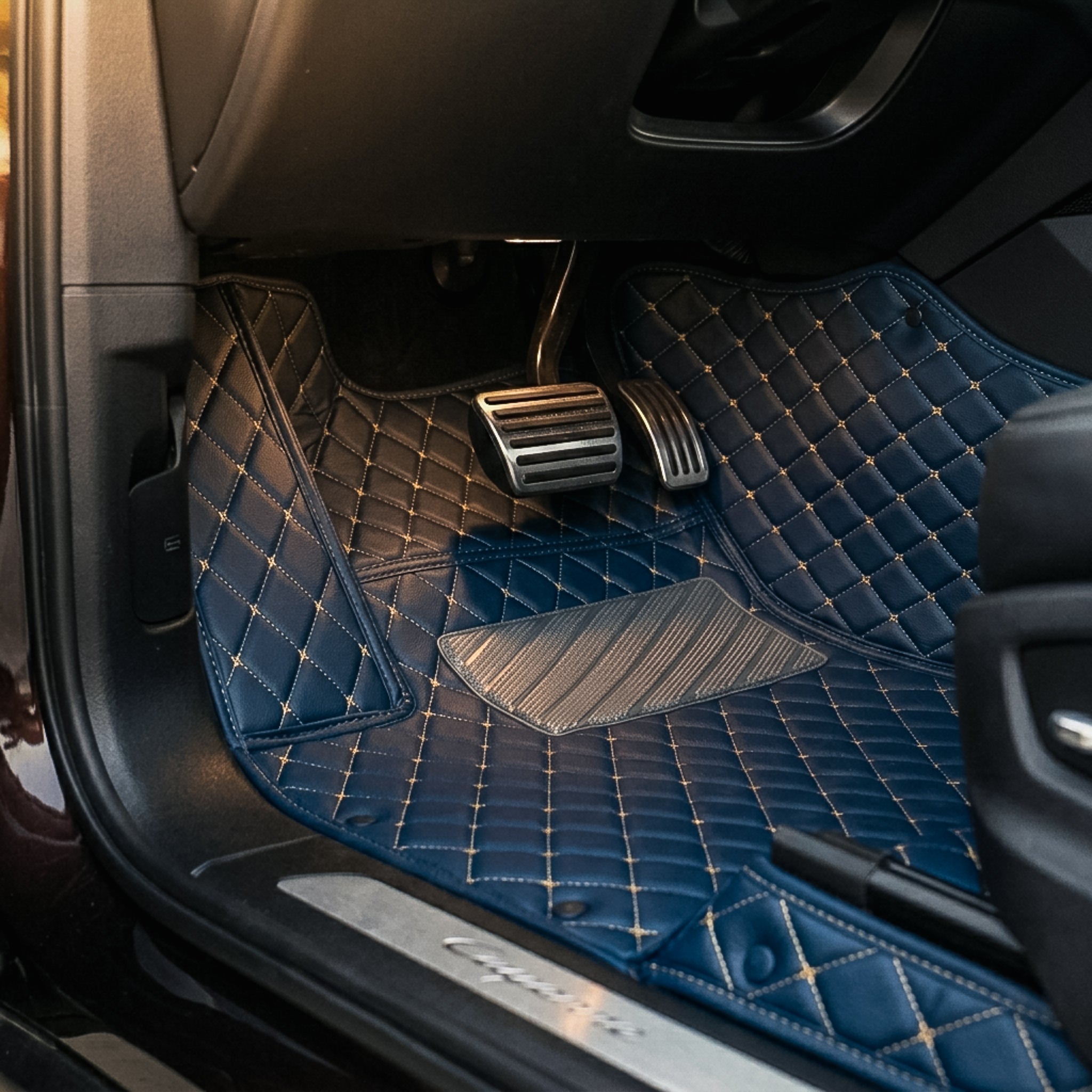 Diamond Series Custom Fit Car Mats - Vintage Blue