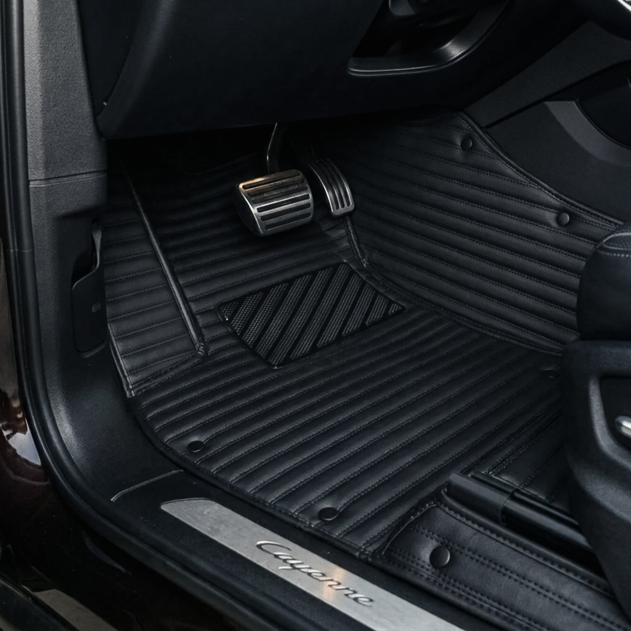 Ribbed Series Custom Fit Car Mats - All Black