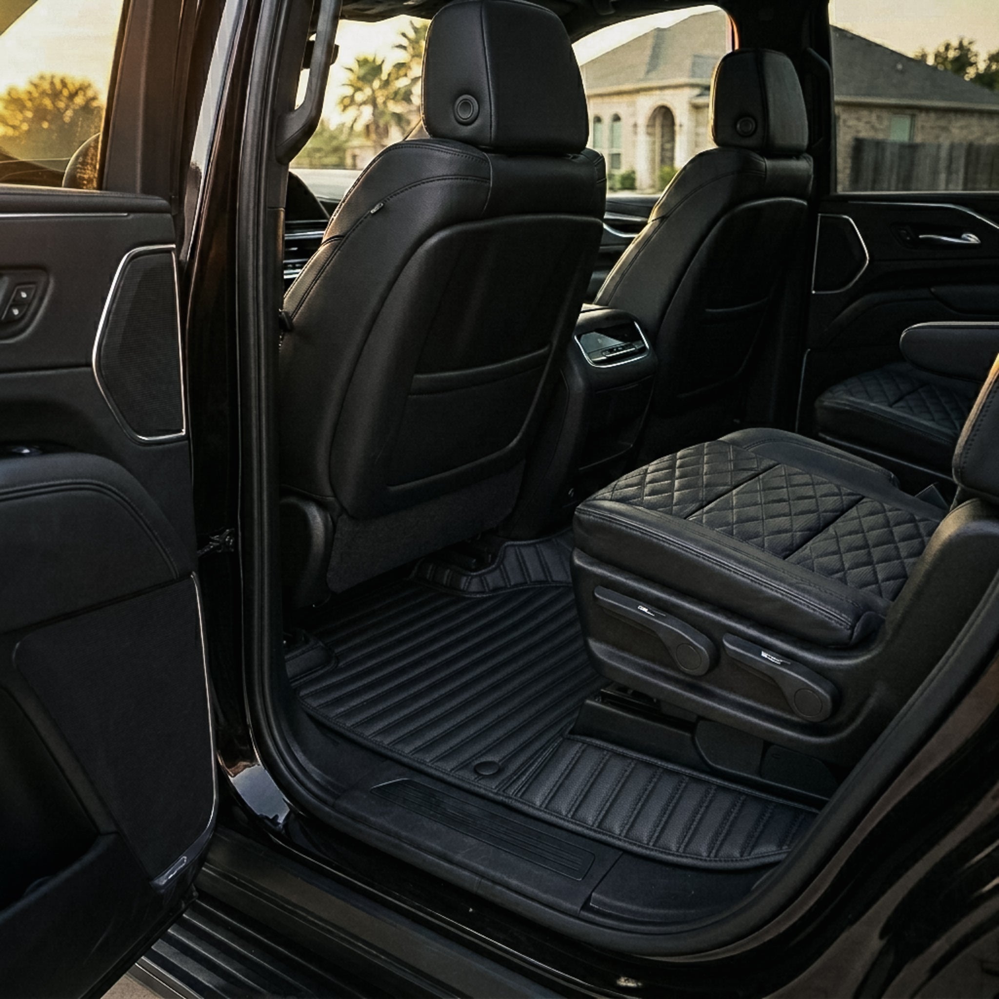 Ribbed Series Custom Fit Car Mats - All Black