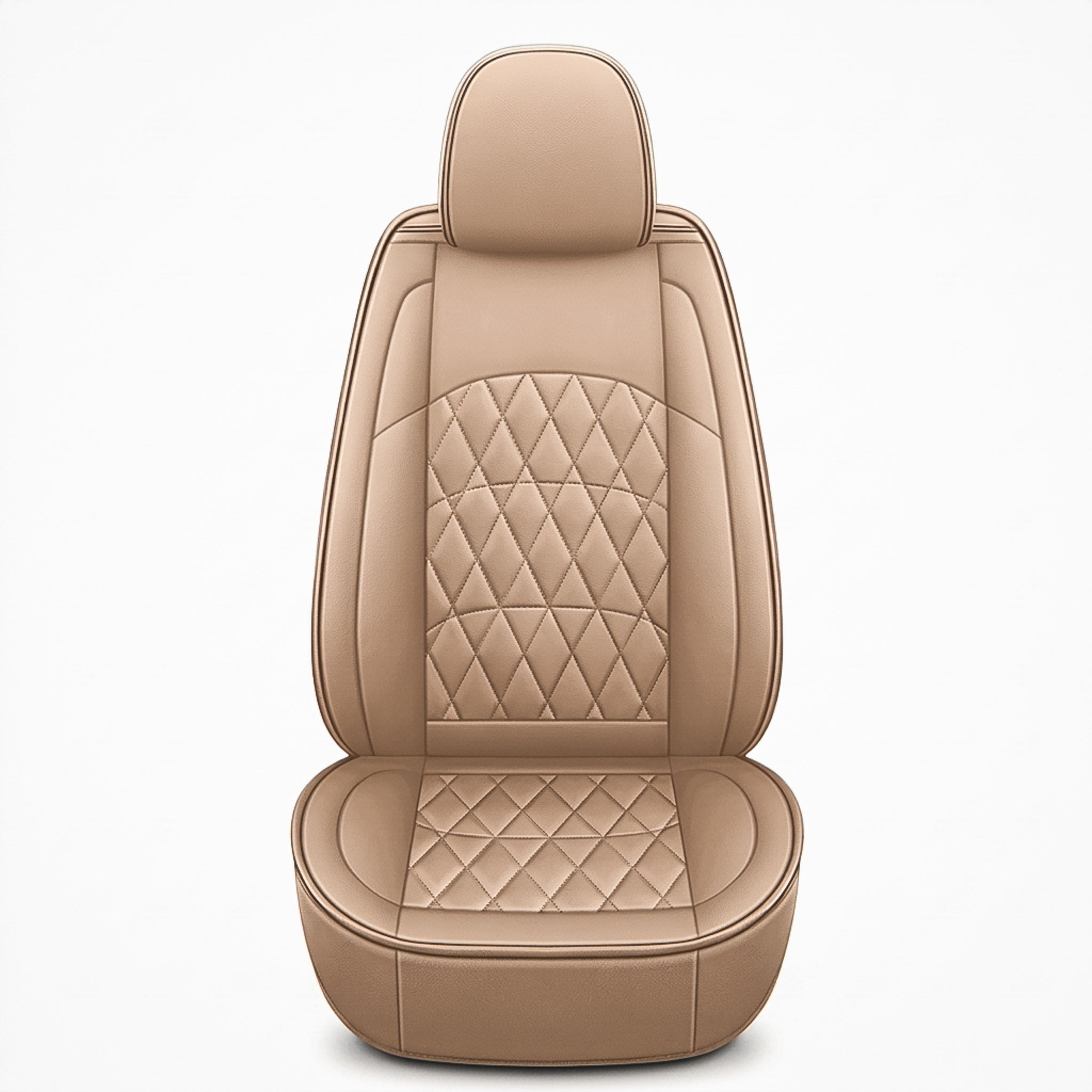Diamond Luxe Series Custom Fit Seat Covers - Beige