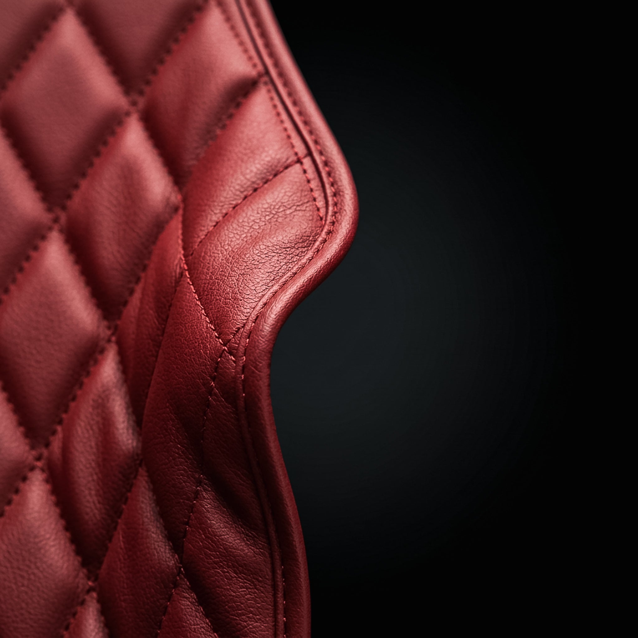 Diamond Luxe Series Custom Fit Seat Covers - Red Wine