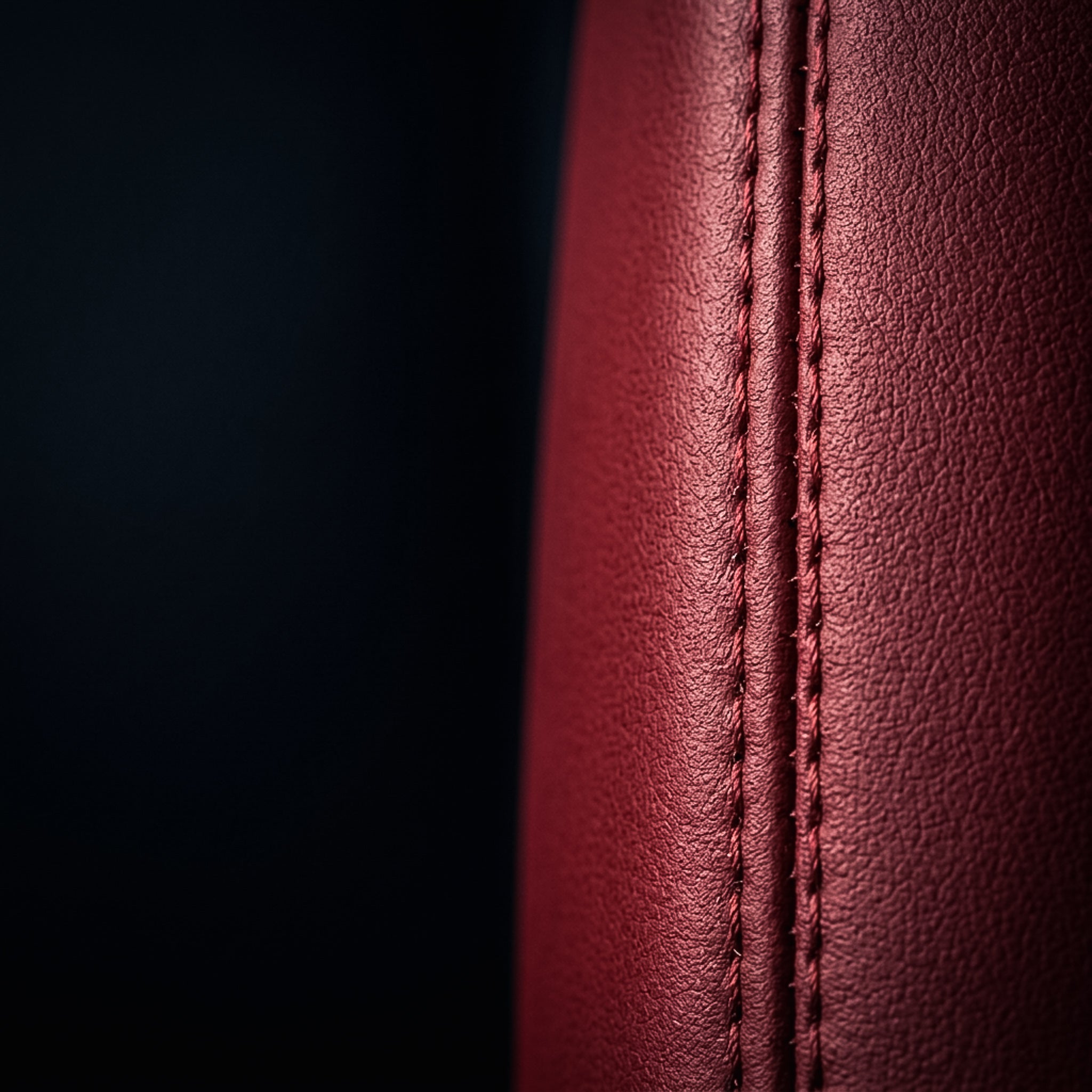 Diamond Luxe Series Custom Fit Seat Covers - Red Wine