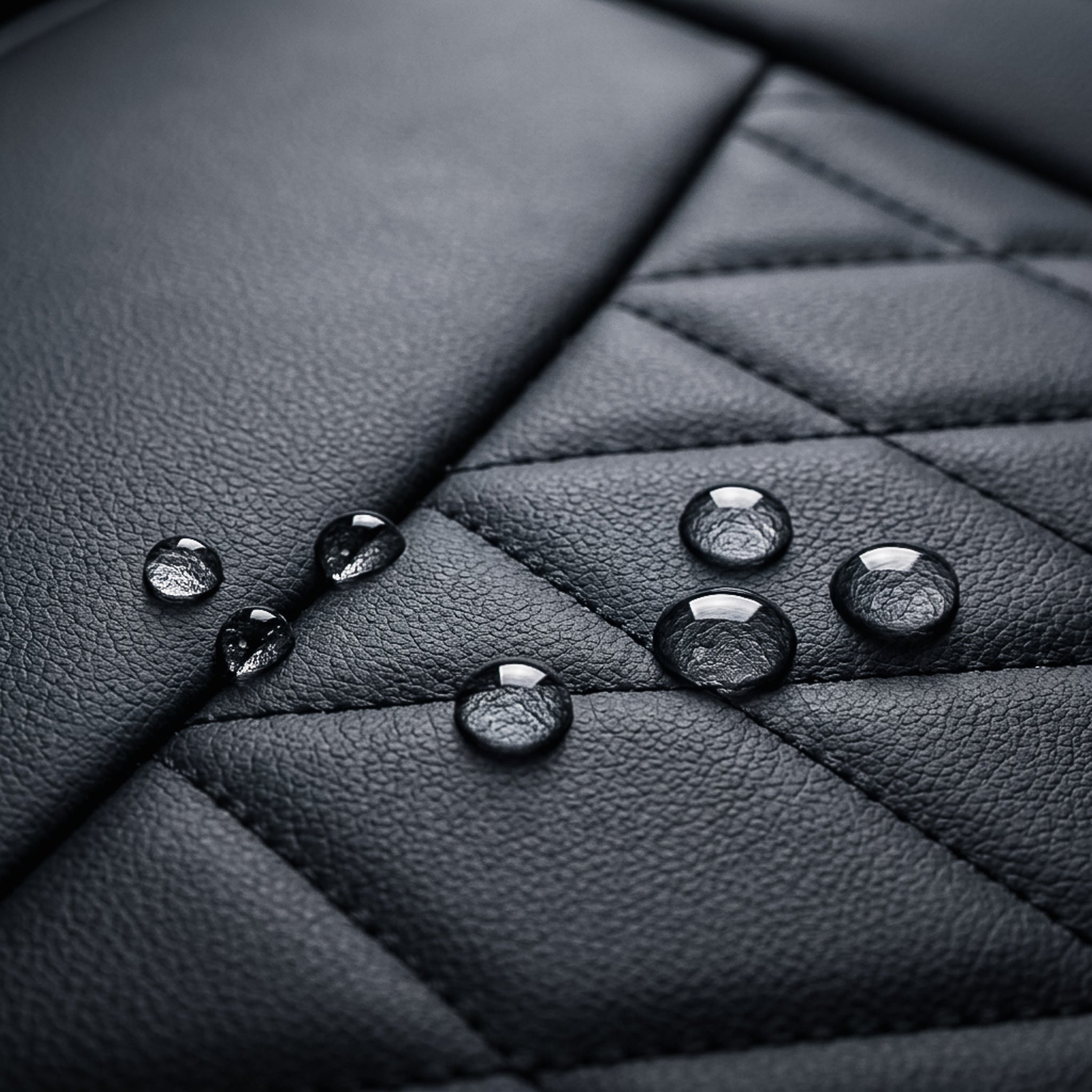 Diamond Luxe Series Custom Fit Seat Covers - Black