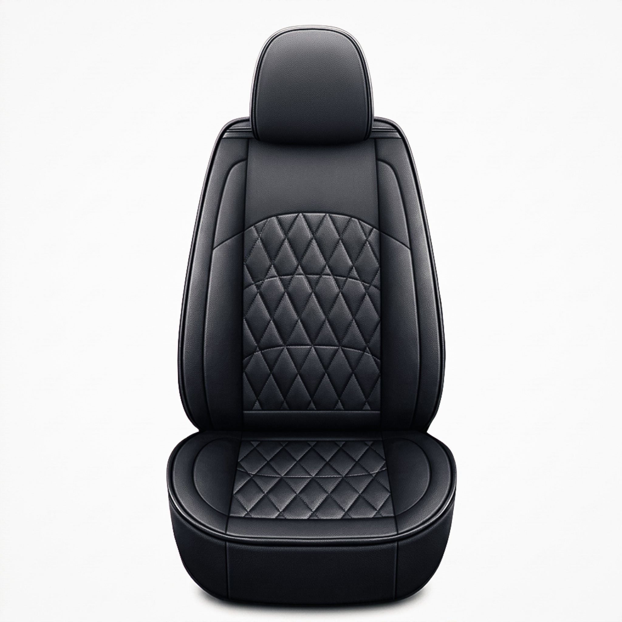 Diamond Luxe Series Custom Fit Seat Covers - Black