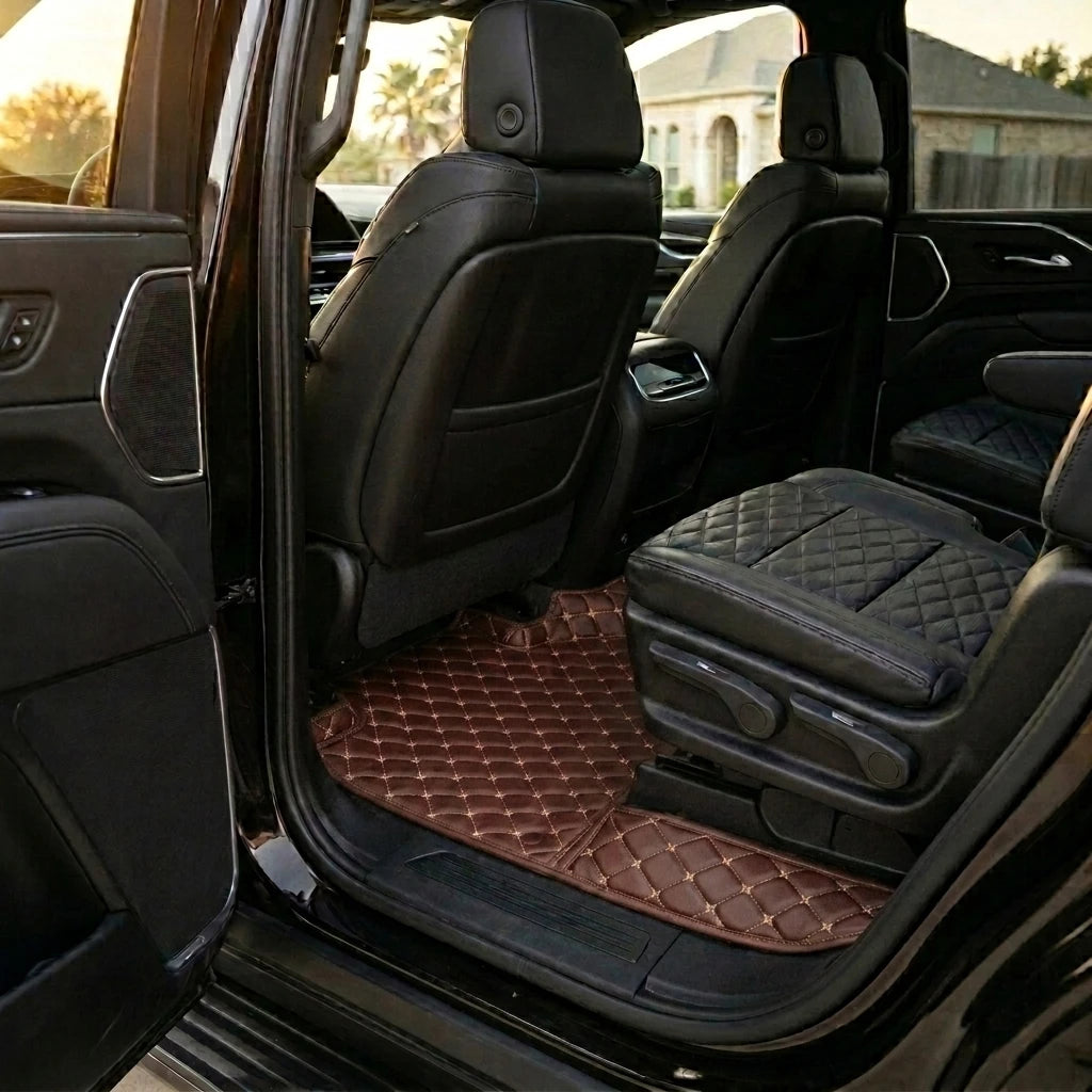 Tapis d'auto sur mesure Diamond - Brun chocolat