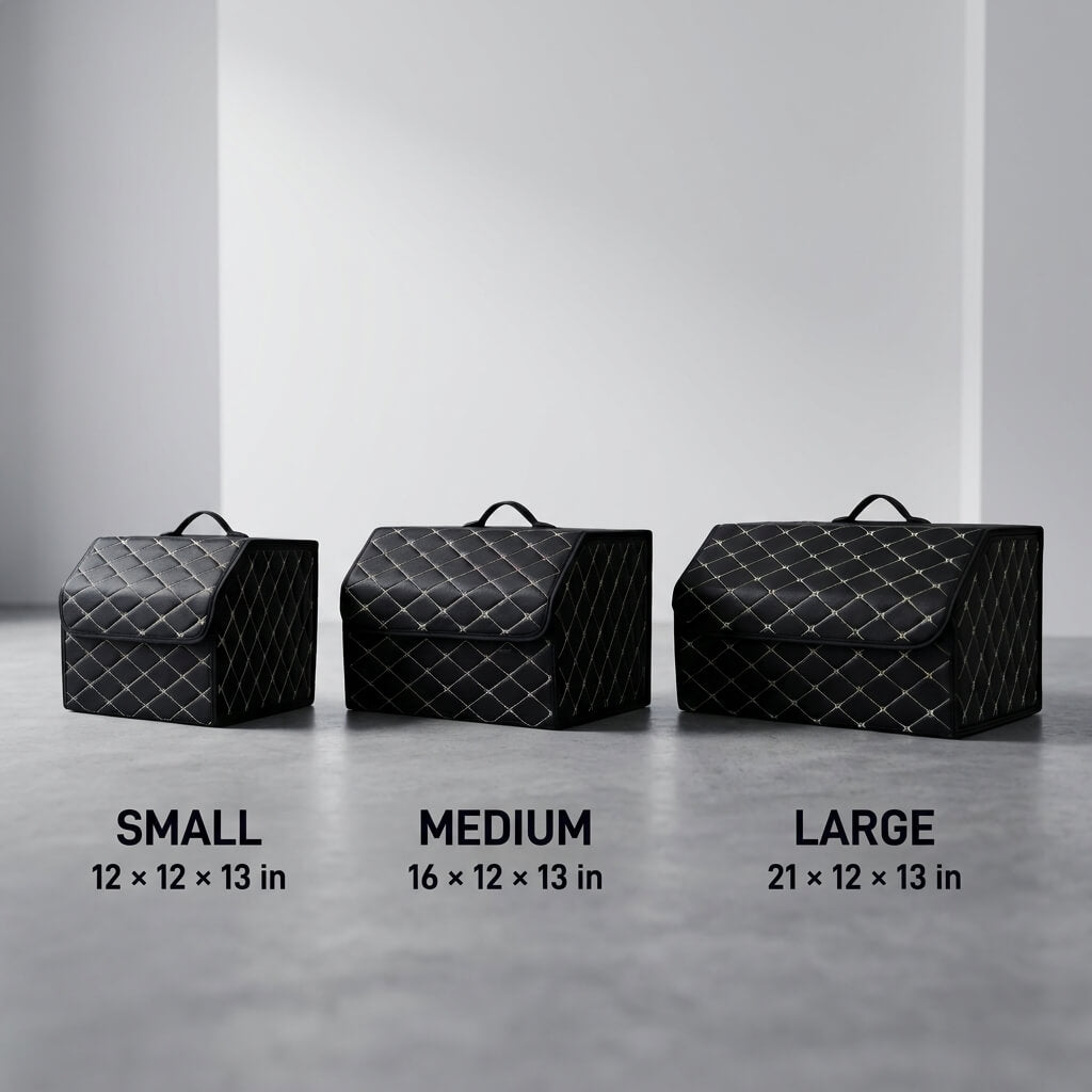 Premium Trunk Organizers - All Black