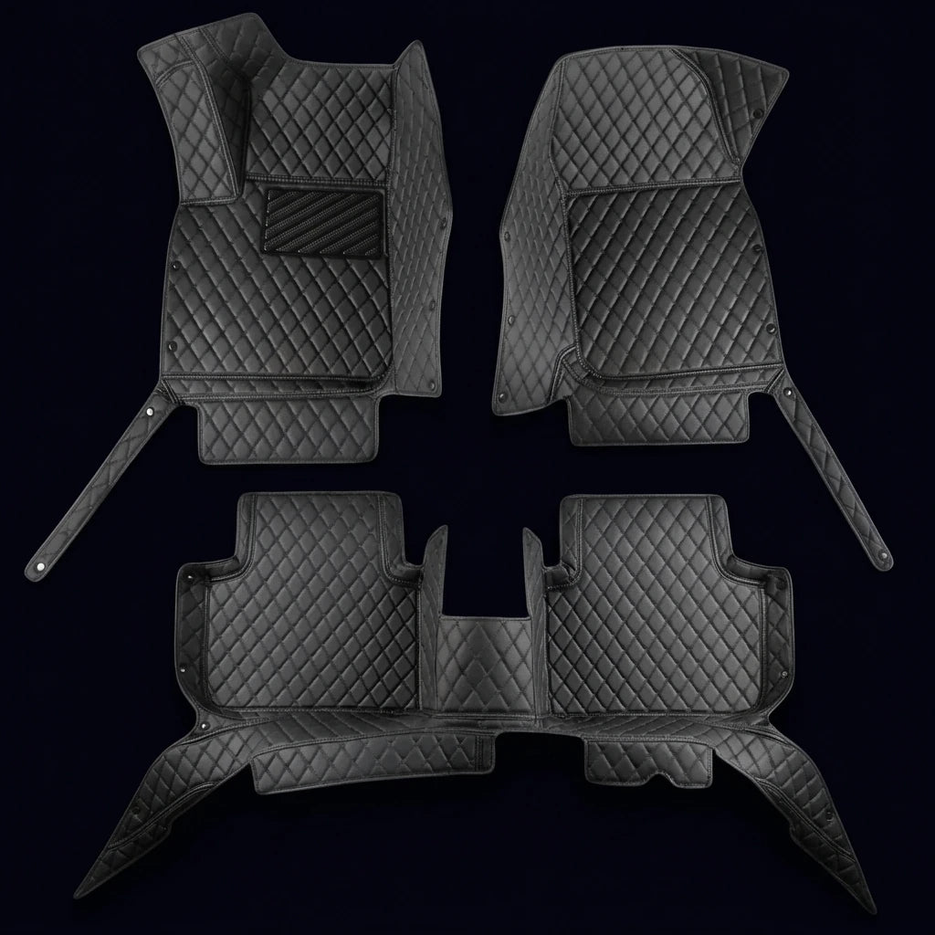 Tapis d'auto sur mesure Diamond - Tout noir