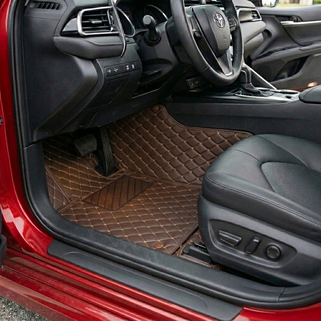Diamond Series Custom Fit Car Mats - Chocolate Brown