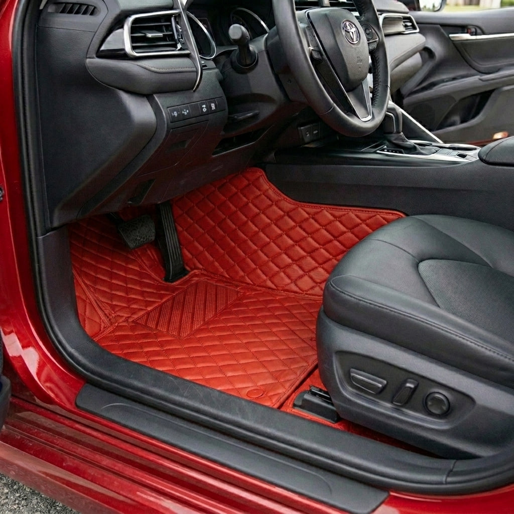 Diamond Series Custom Fit Car Mats - Ferrari Red