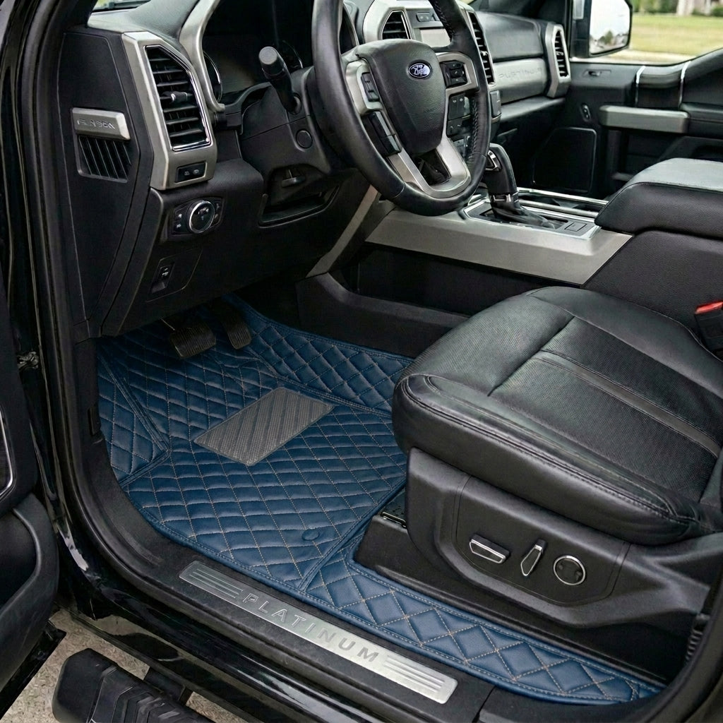 Diamond Series Custom Fit Car Mats - Vintage Blue