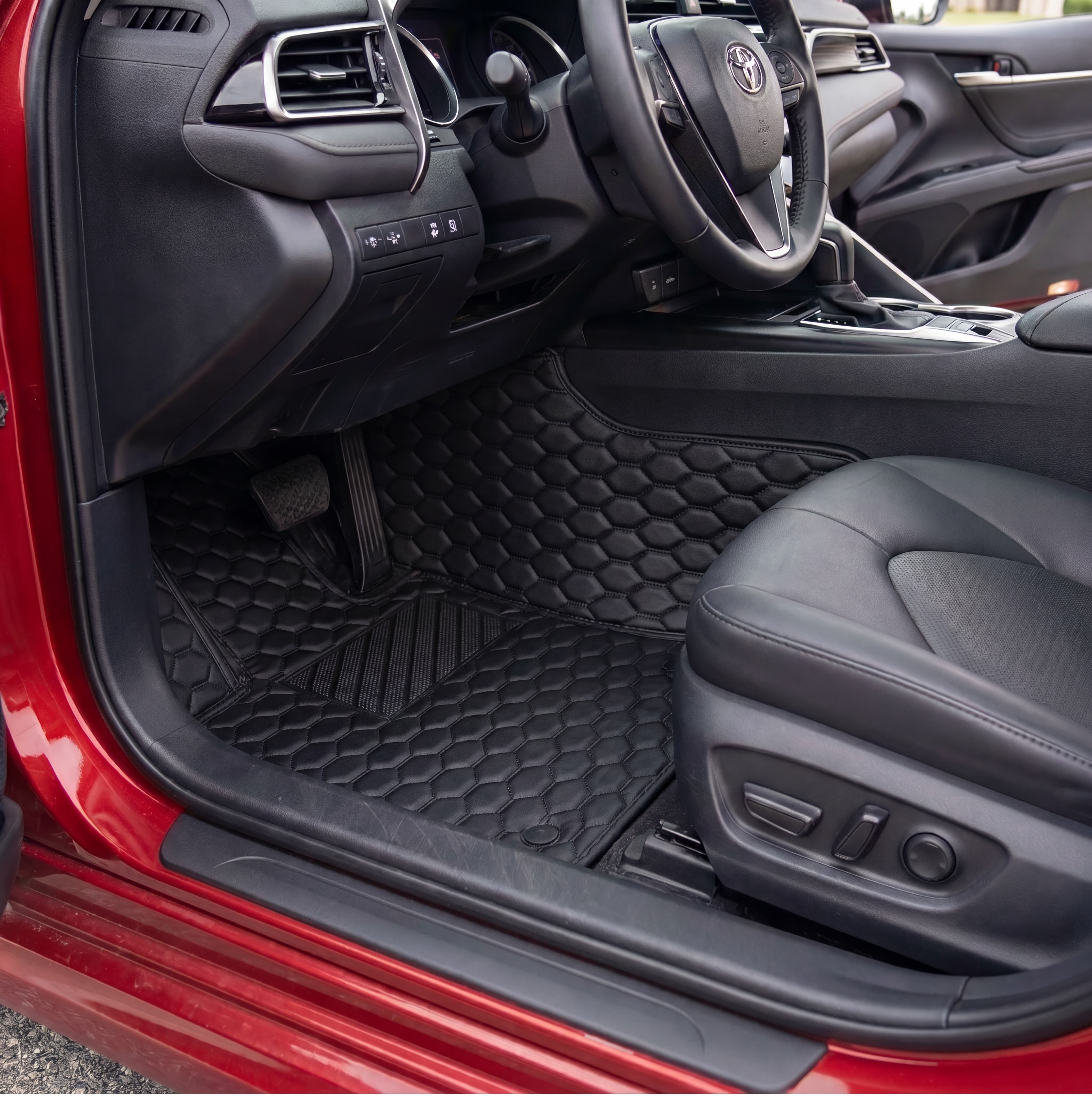 Hexa Series Custom Fit Car Mats - All Black