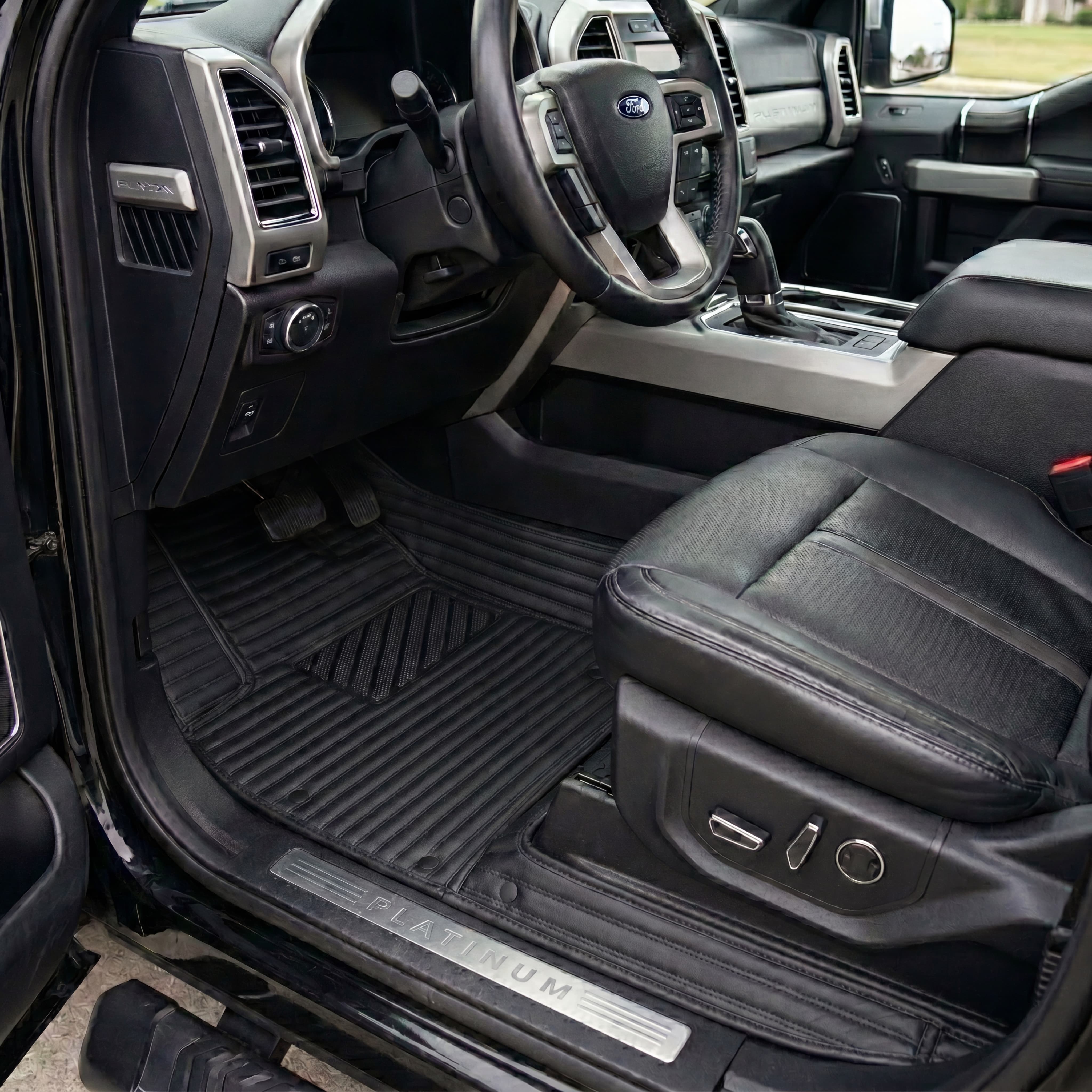 Ribbed Series Custom Fit Car Mats - All Black