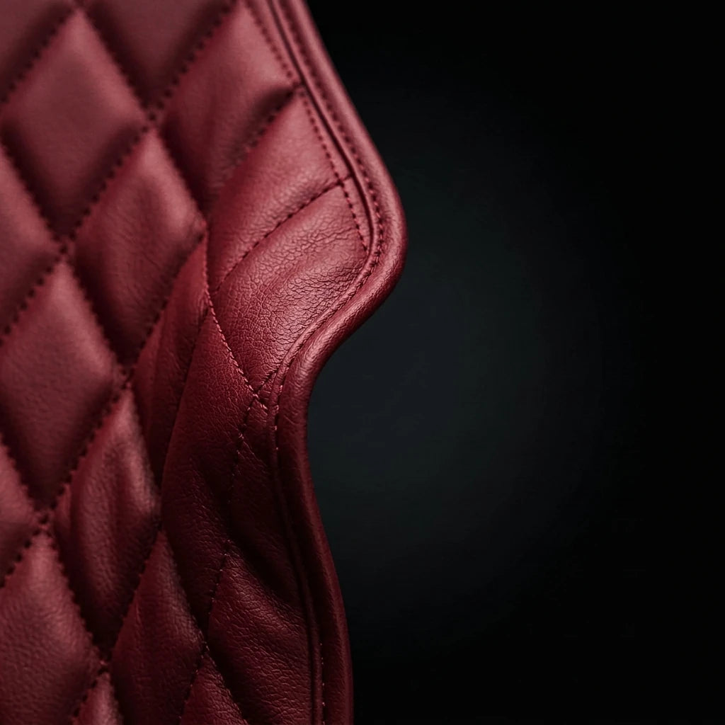 Housses de siège sur mesure série Diamond Luxe - rouge vin