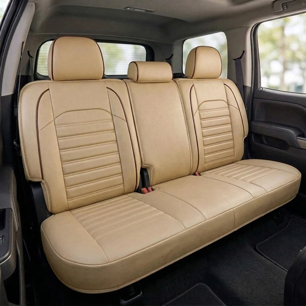 Ribbed Sport Series Custom Fit Seat Covers - Beige