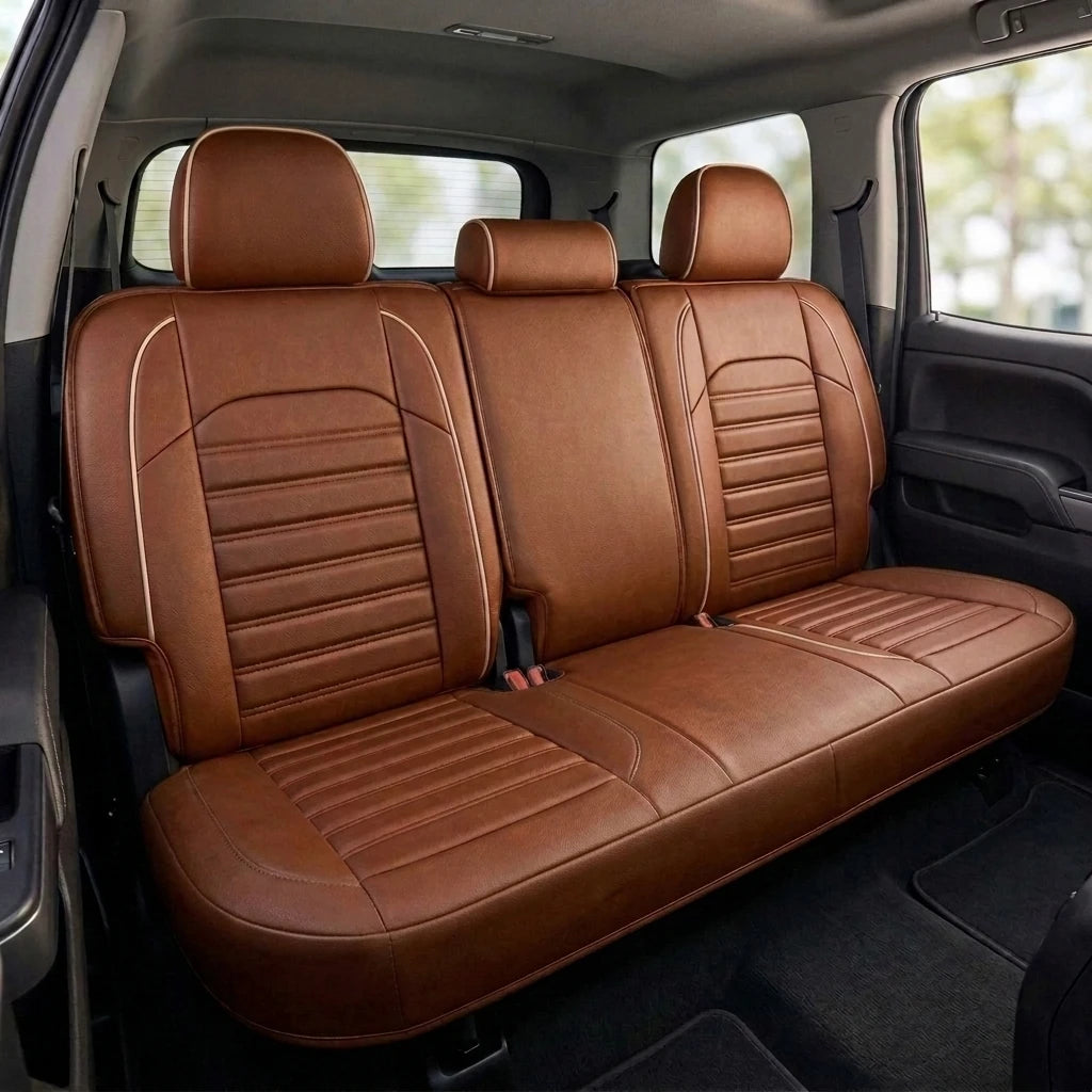 Ribbed Sport Series Custom Fit Seat Covers - Brown