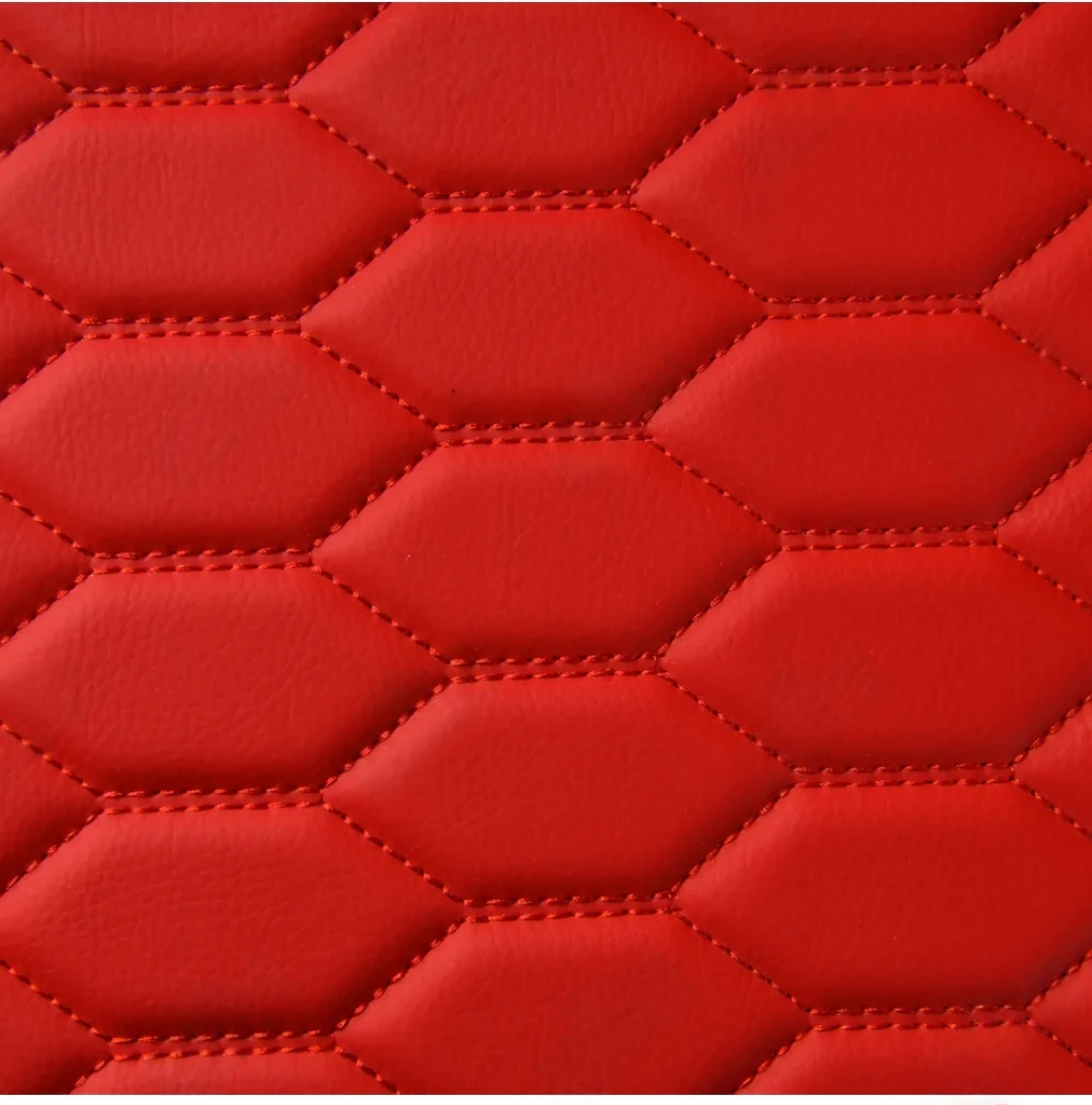 Tapis d'auto sur mesure Hexa - Rouge Ferrari