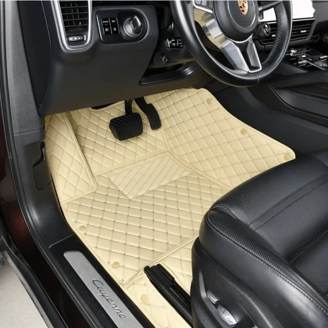Diamond Series Custom Fit Car Mats - Cream Beige