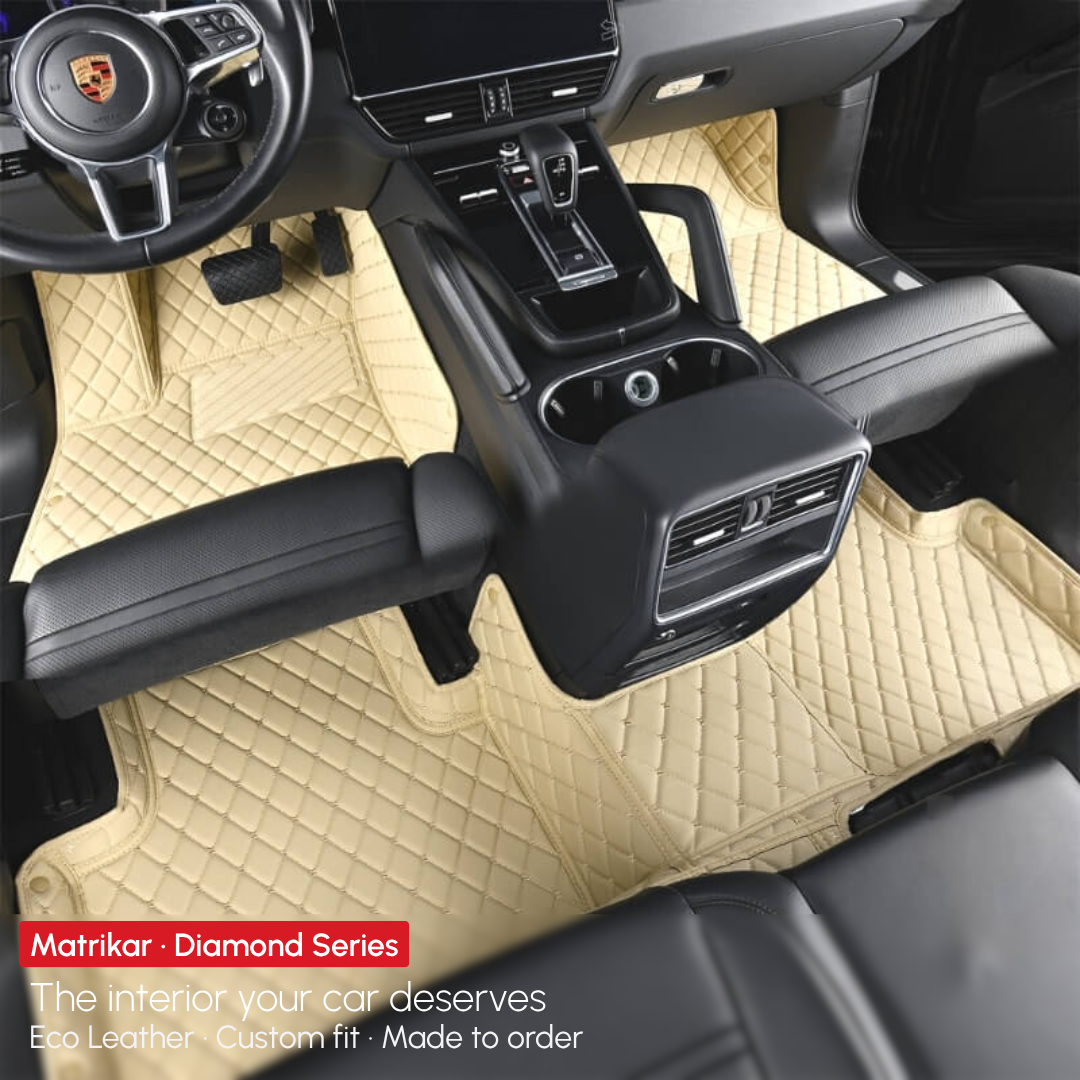 Diamond Series Custom Fit Car Mats - Cream Beige