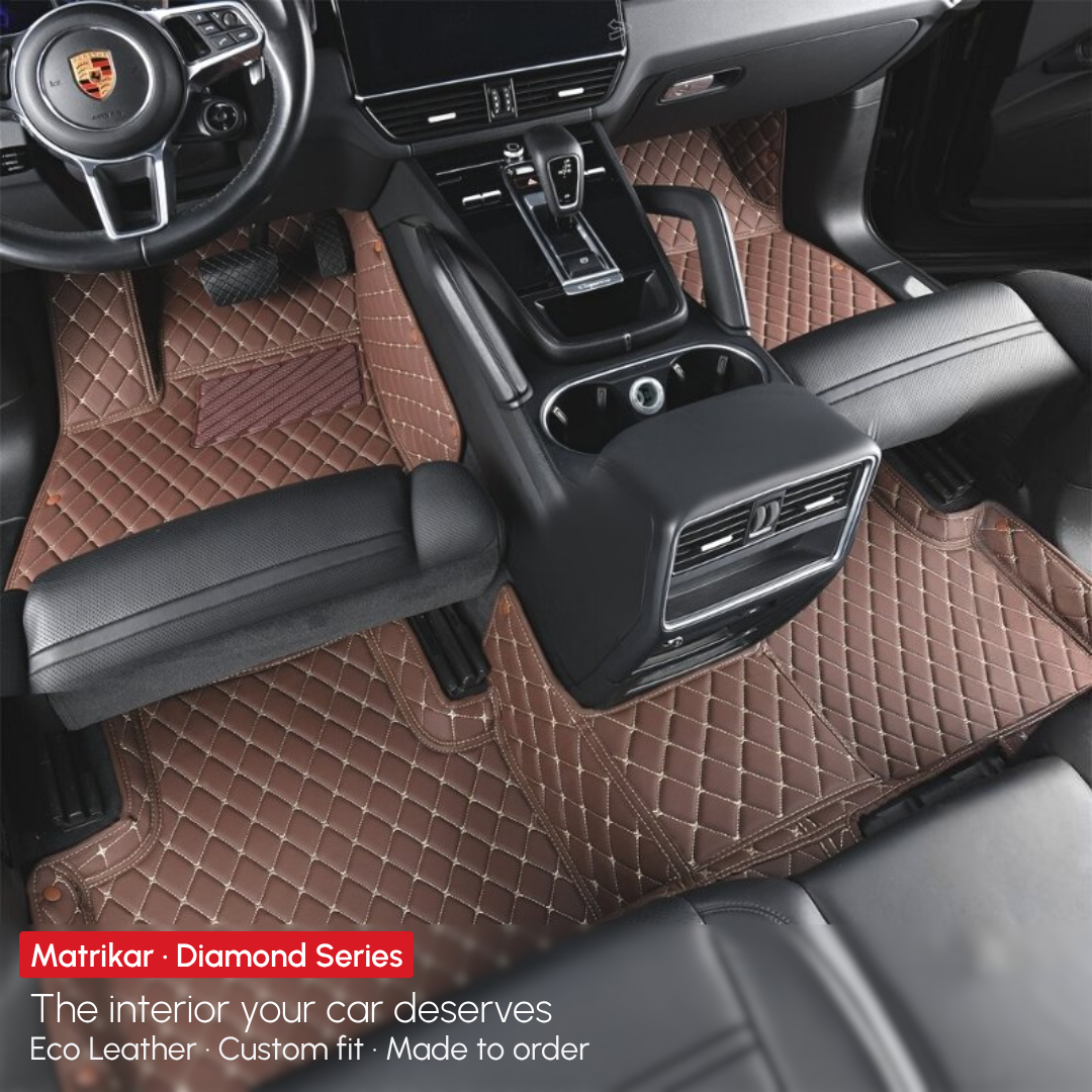Diamond Series Custom Fit Car Mats - Chocolate Brown