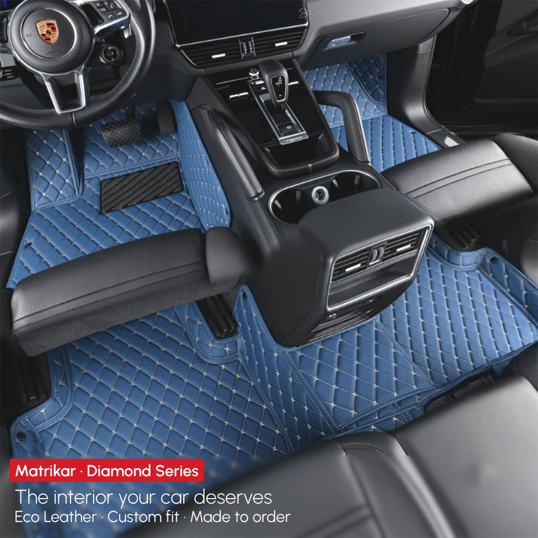 Diamond Series Custom Fit Car Mats - Vintage Blue