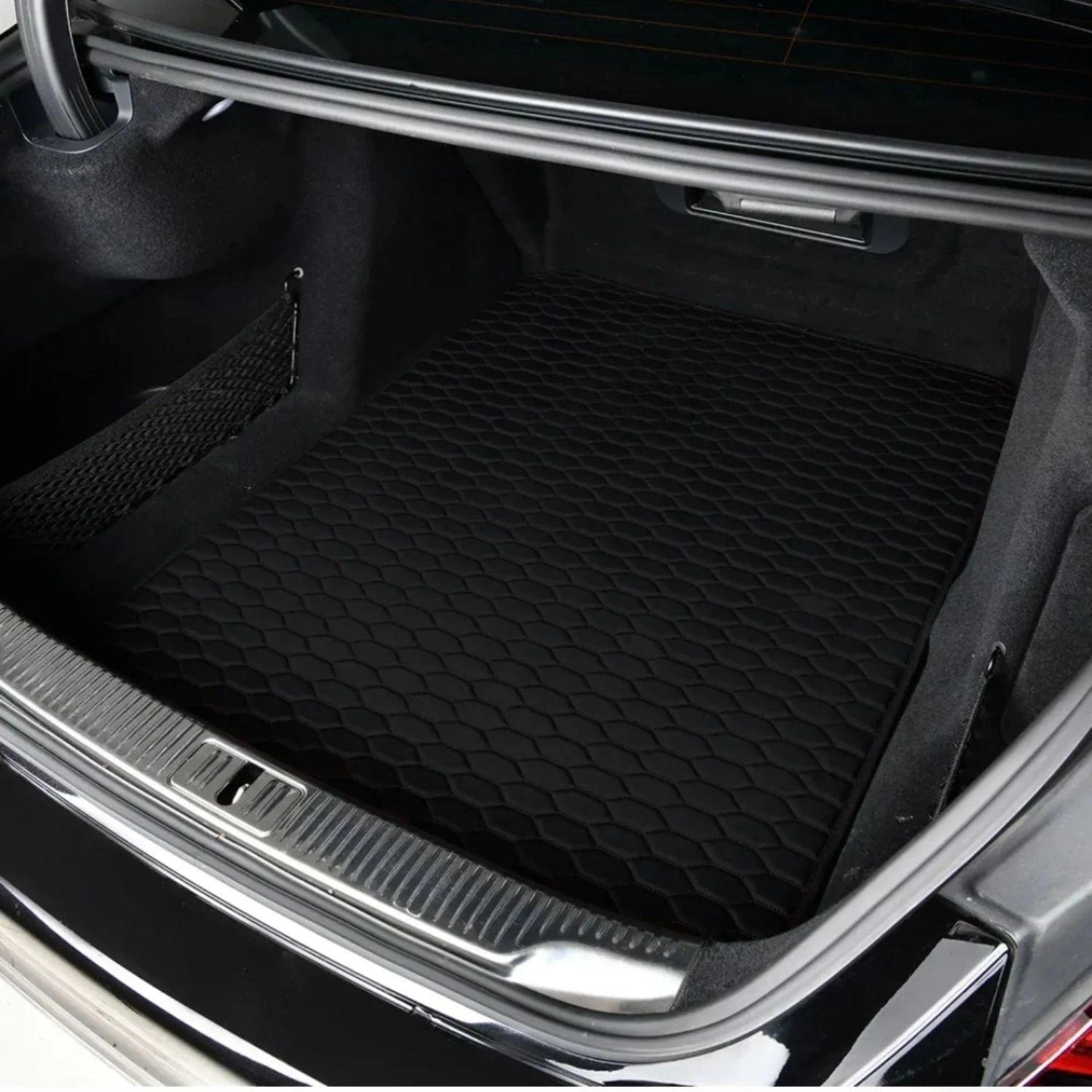 Hexa Series Custom Fit Trunk Mats - Cream Beige