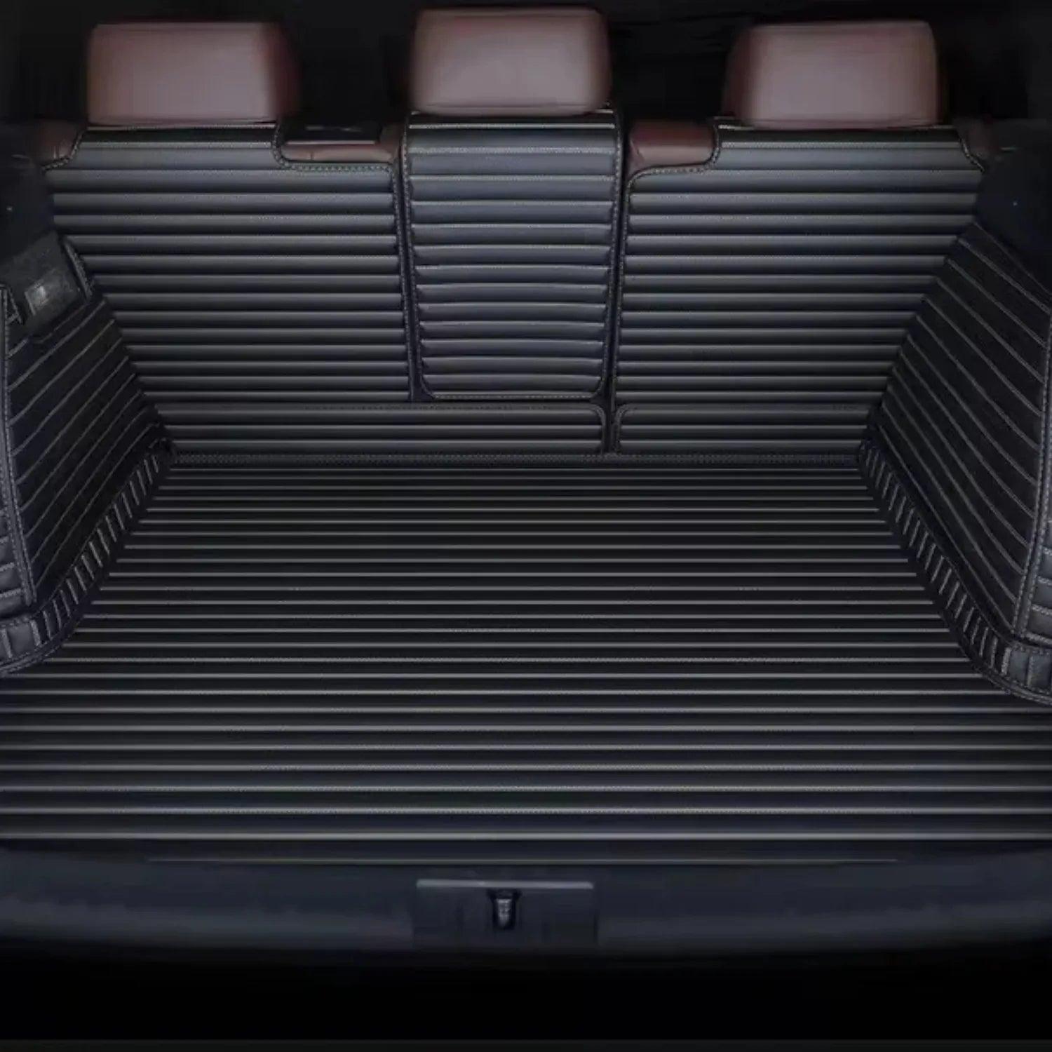 3D RIBBED TRUNK MATS Black & White - Ribbed 22