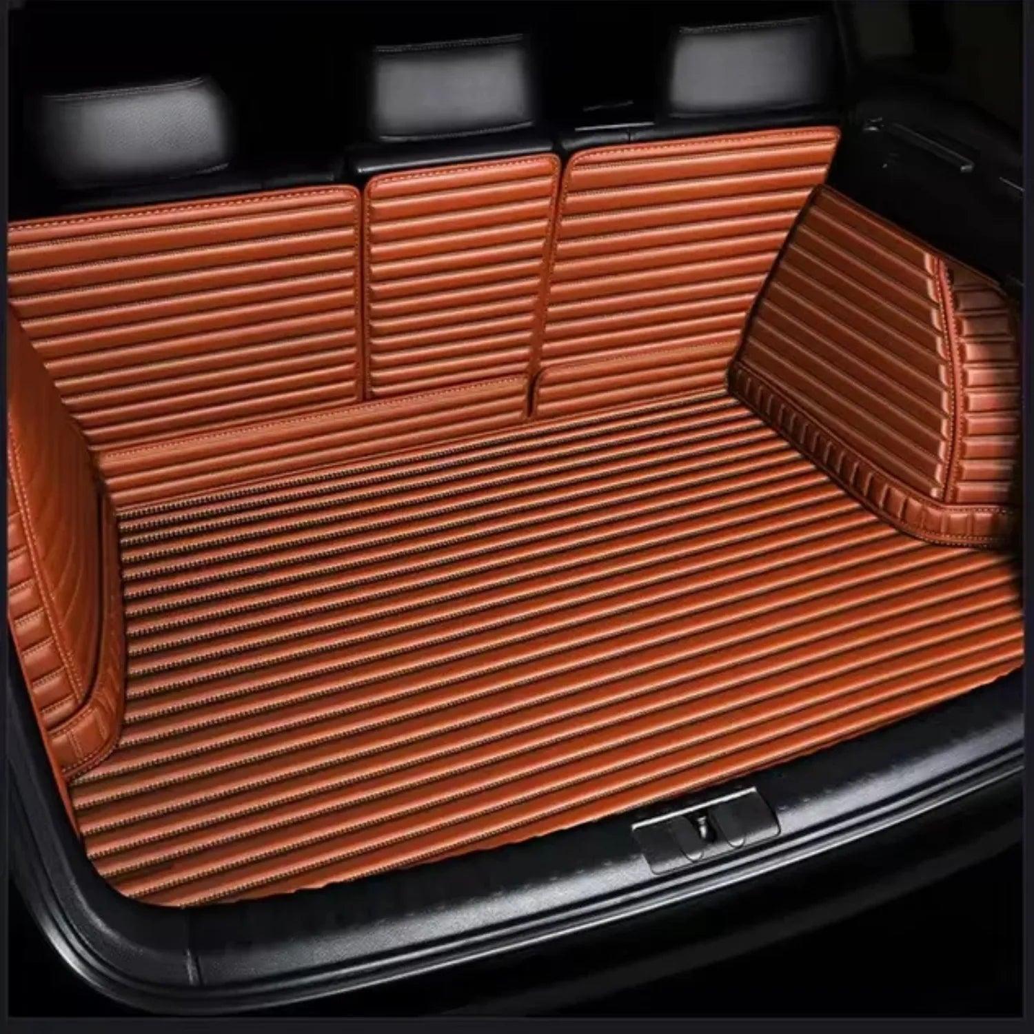 3D RIBBED TRUNK MATS Caramel Brown - Ribbed 22