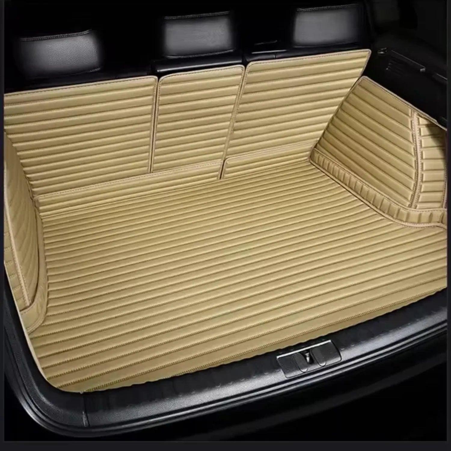 3D RIBBED TRUNK MATS Cream Beige - Ribbed 22