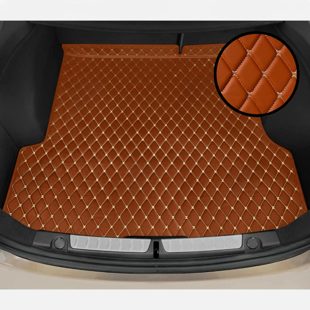 Diamond Series Custom Fit Trunk Mats - Caramel Brown