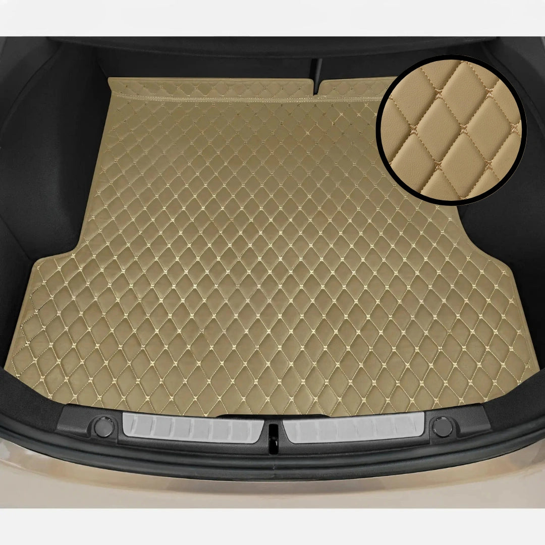 Diamond Series Custom Fit Trunk Mats - Cream Beige