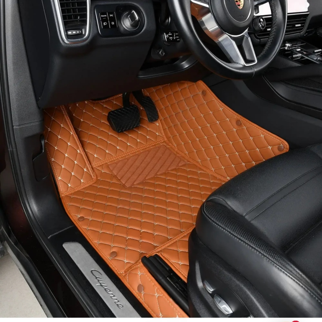 Diamond Series Custom Fit Car Mats - Caramel Brown