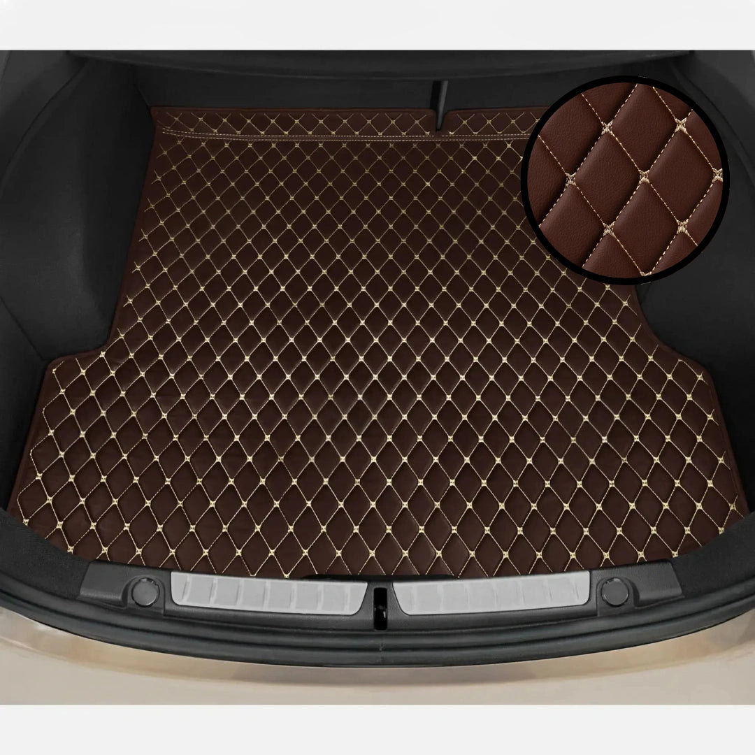 Diamond Series Custom Fit Trunk Mats - Chocolate Brown