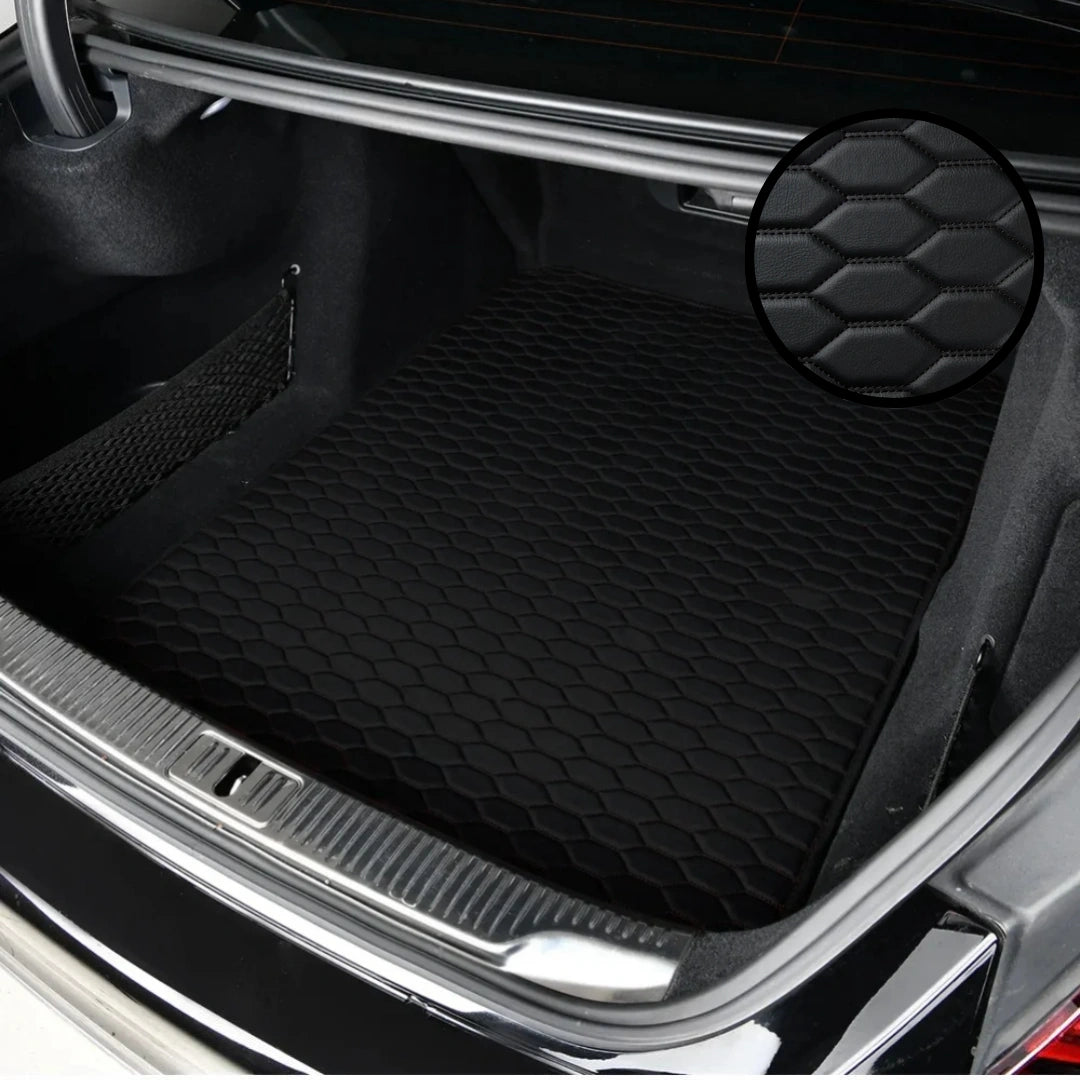 Hexa Series Custom Fit Trunk Mats - Cream Beige