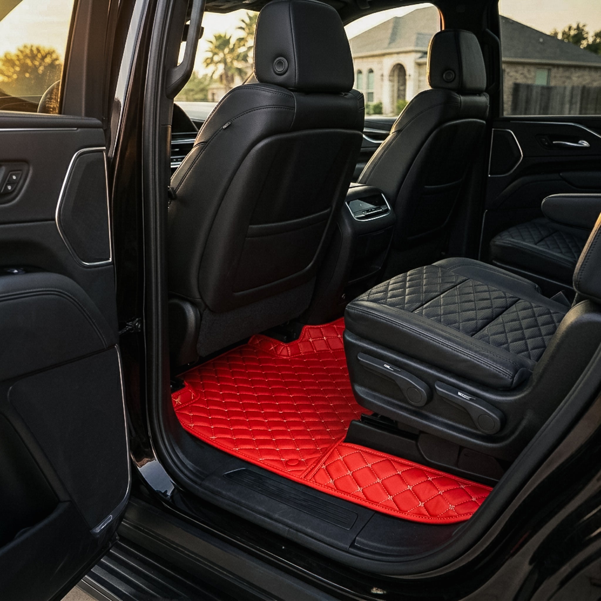 Diamond Series Custom Fit Car Mats - Ferrari Red