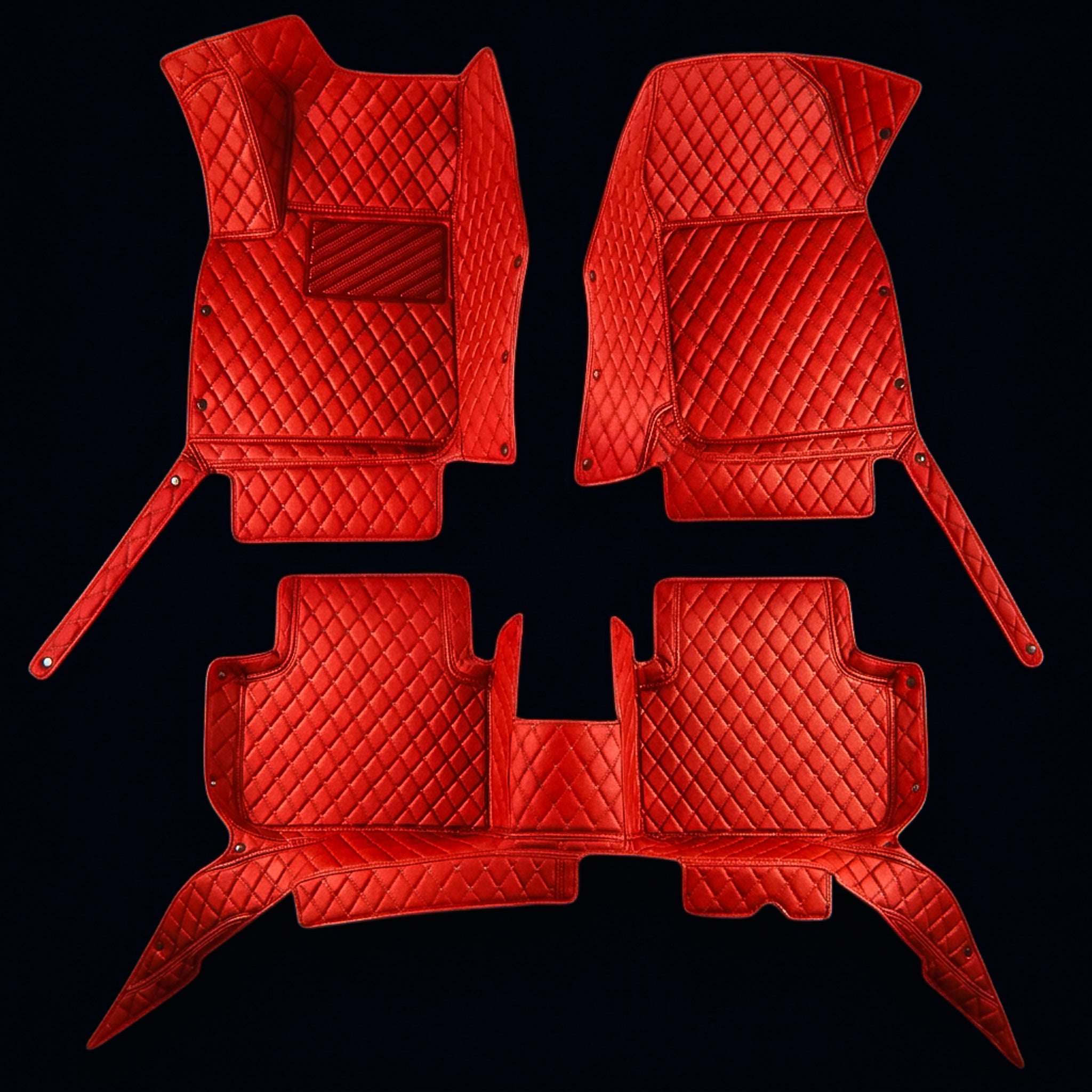 Diamond Series Custom Fit Car Mats - Ferrari Red