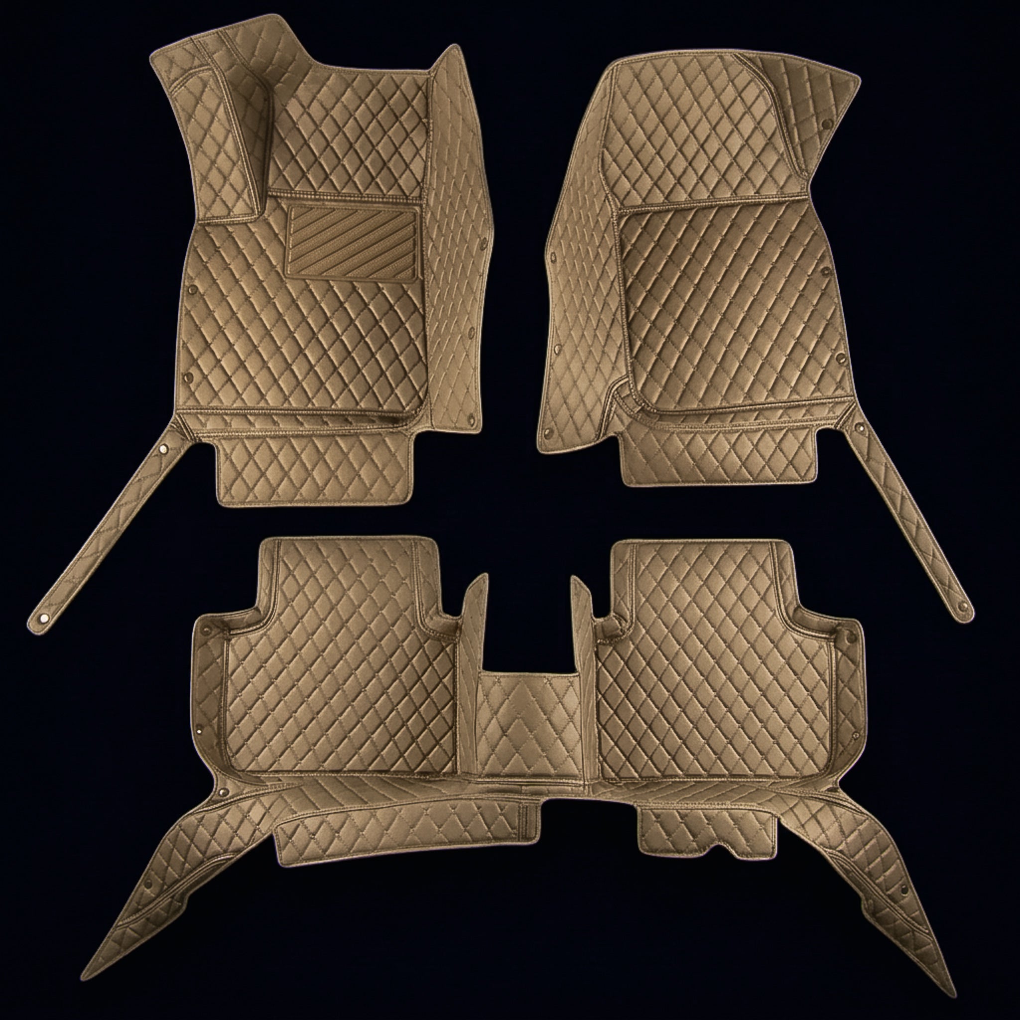 Diamond Series Custom Fit Car Mats - Cream Beige