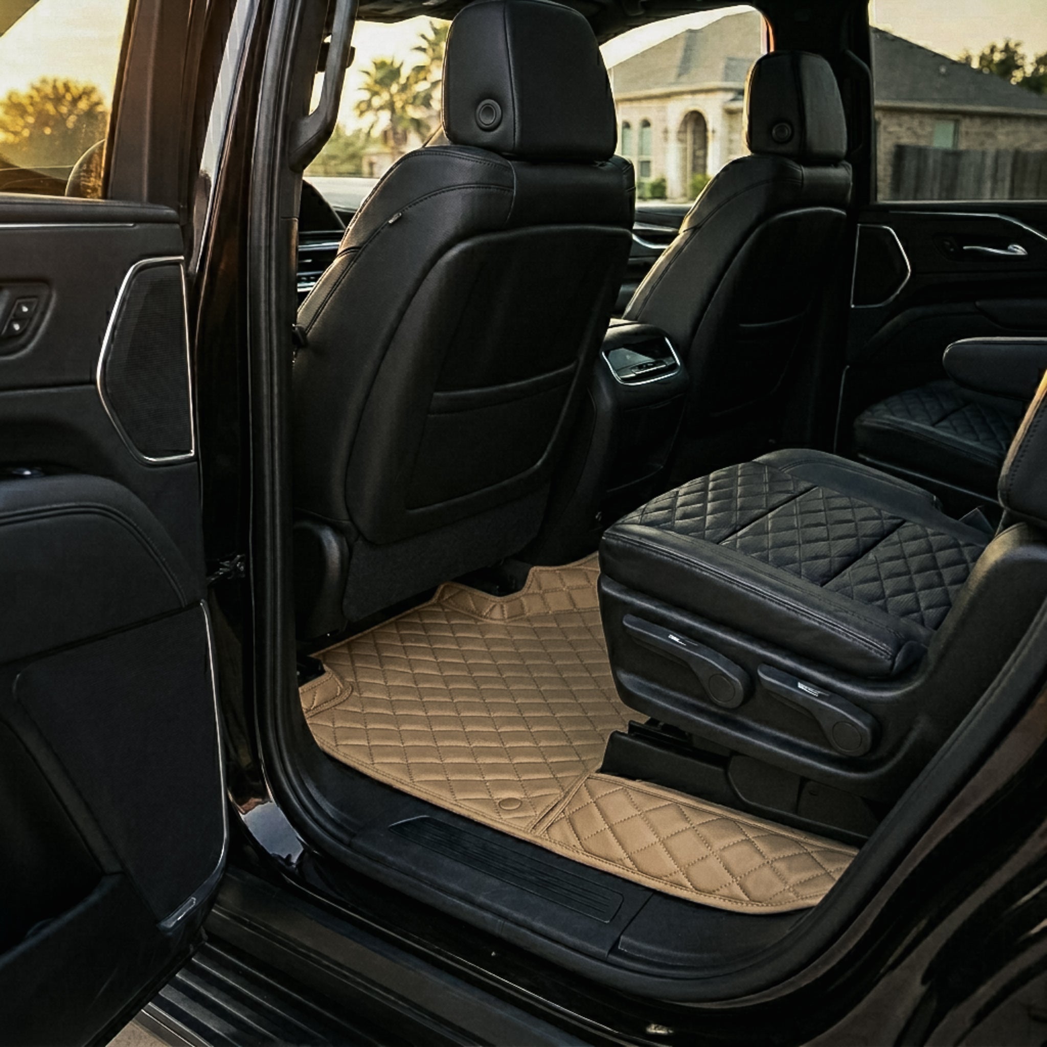 Diamond Series Custom Fit Car Mats - Cream Beige