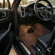 Tapis d'auto sur mesure série Ribbed - Brun chocolat