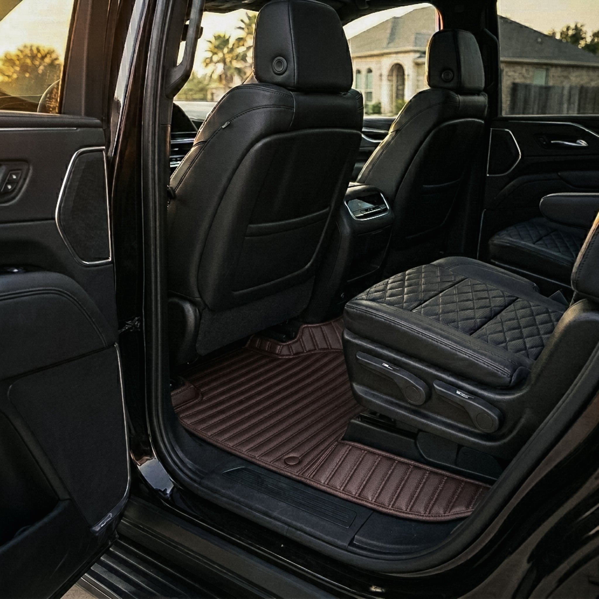 Ribbed Series Custom Fit Car Mats - Chocolate Brown