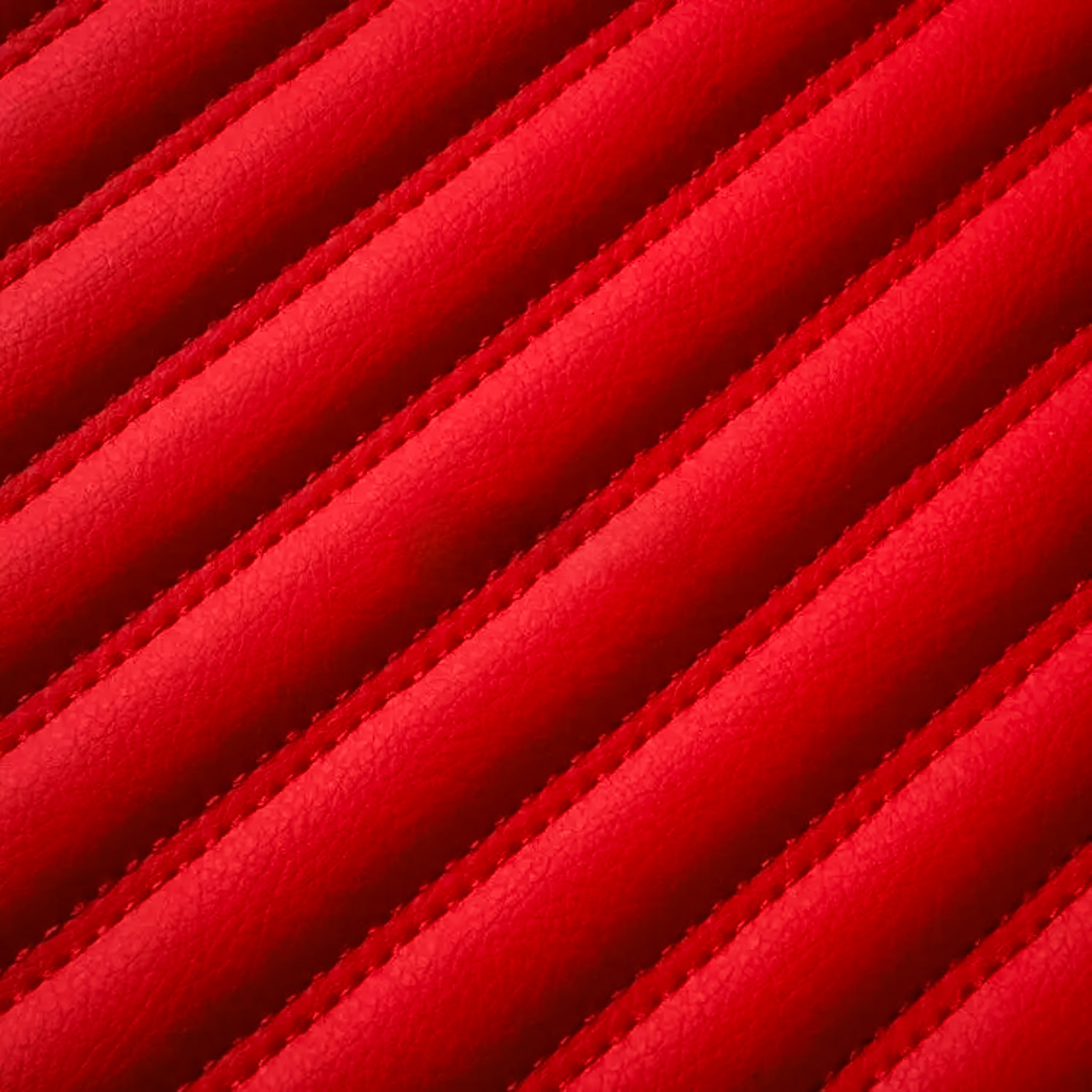 Ribbed Series Custom Fit Car Mats - Ferrari Red