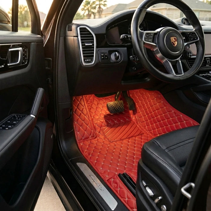 Diamond Series Custom Fit Car Mats - Ferrari Red
